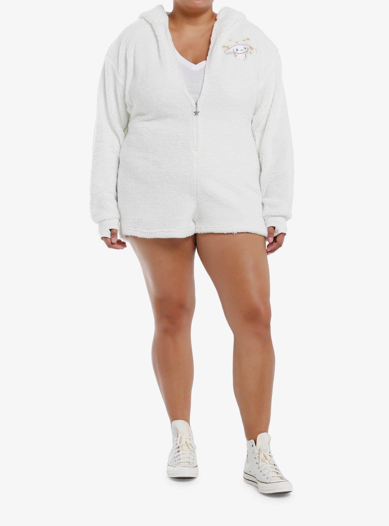 Cinnamoroll Star Sherpa Romper Plus Size, MULTI, alternate