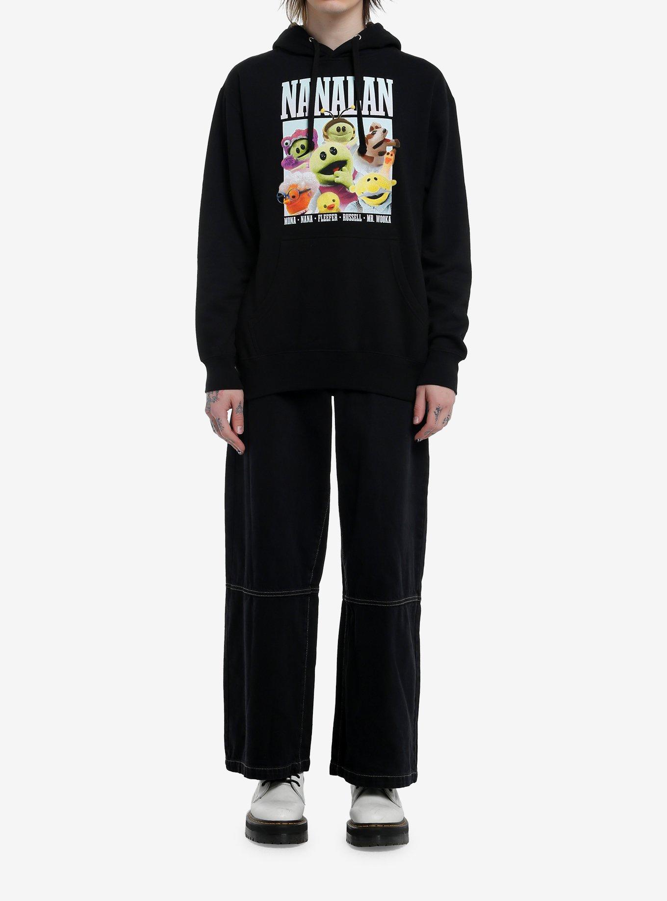 Nanalan' Character Names Hoodie, BLACK, alternate