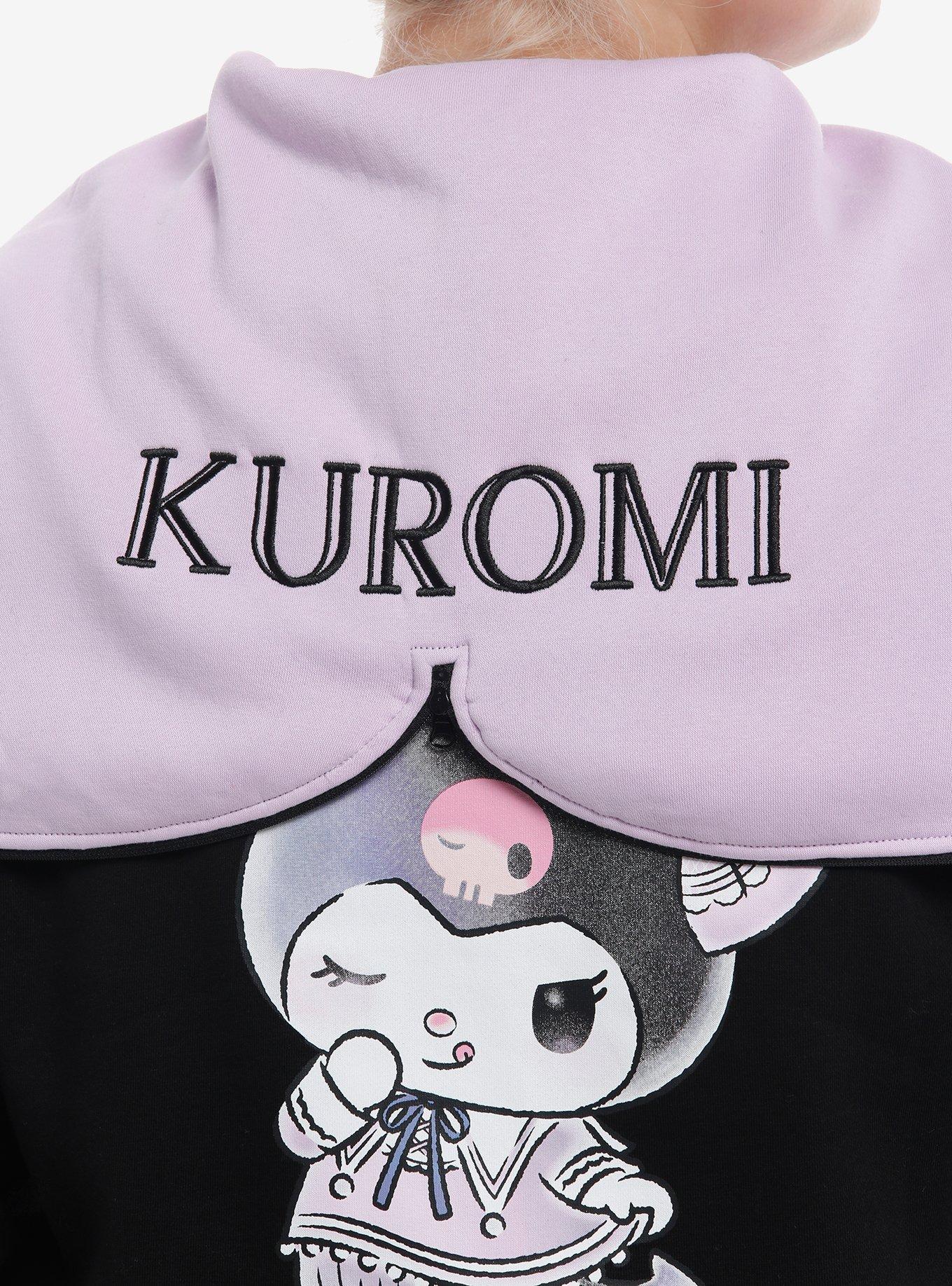 Kuromi Dress-Up Sailor Collar Girls Hoodie Plus