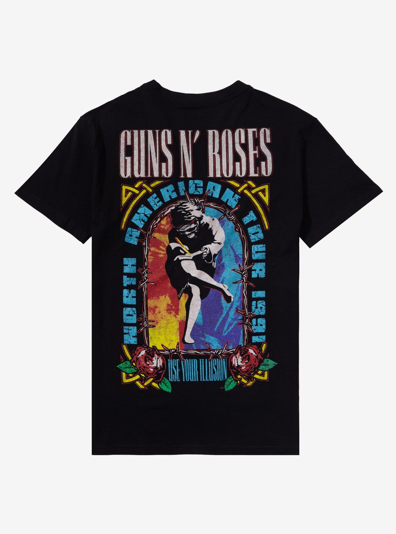Guns N' Roses Use Your Illusion Tour Two-Sided T-Shirt, BLACK, alternate