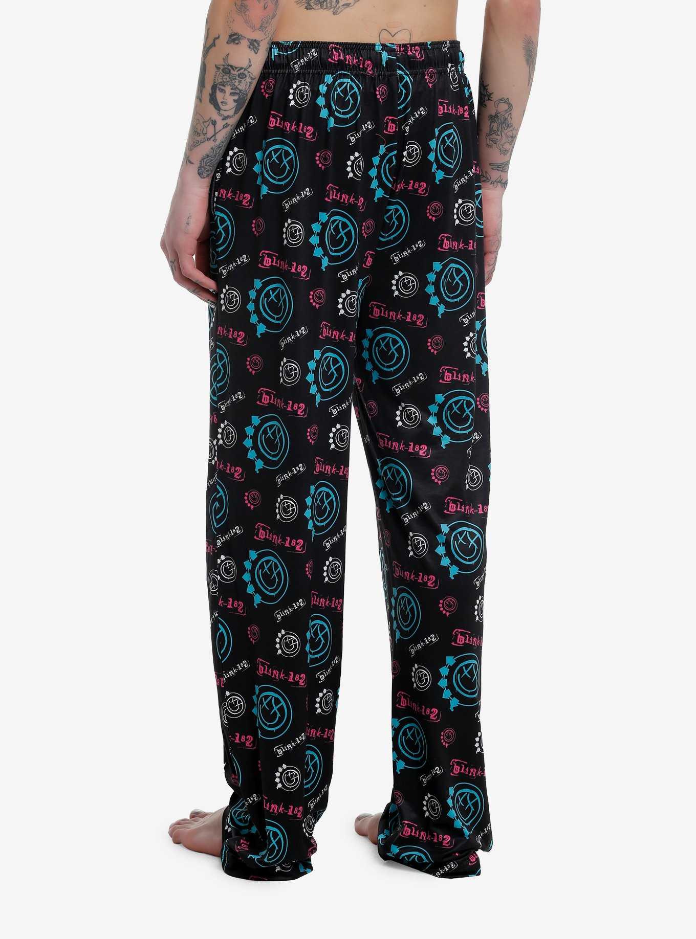 Blink-182 Logo Allover Print Pajama Pants, , hi-res