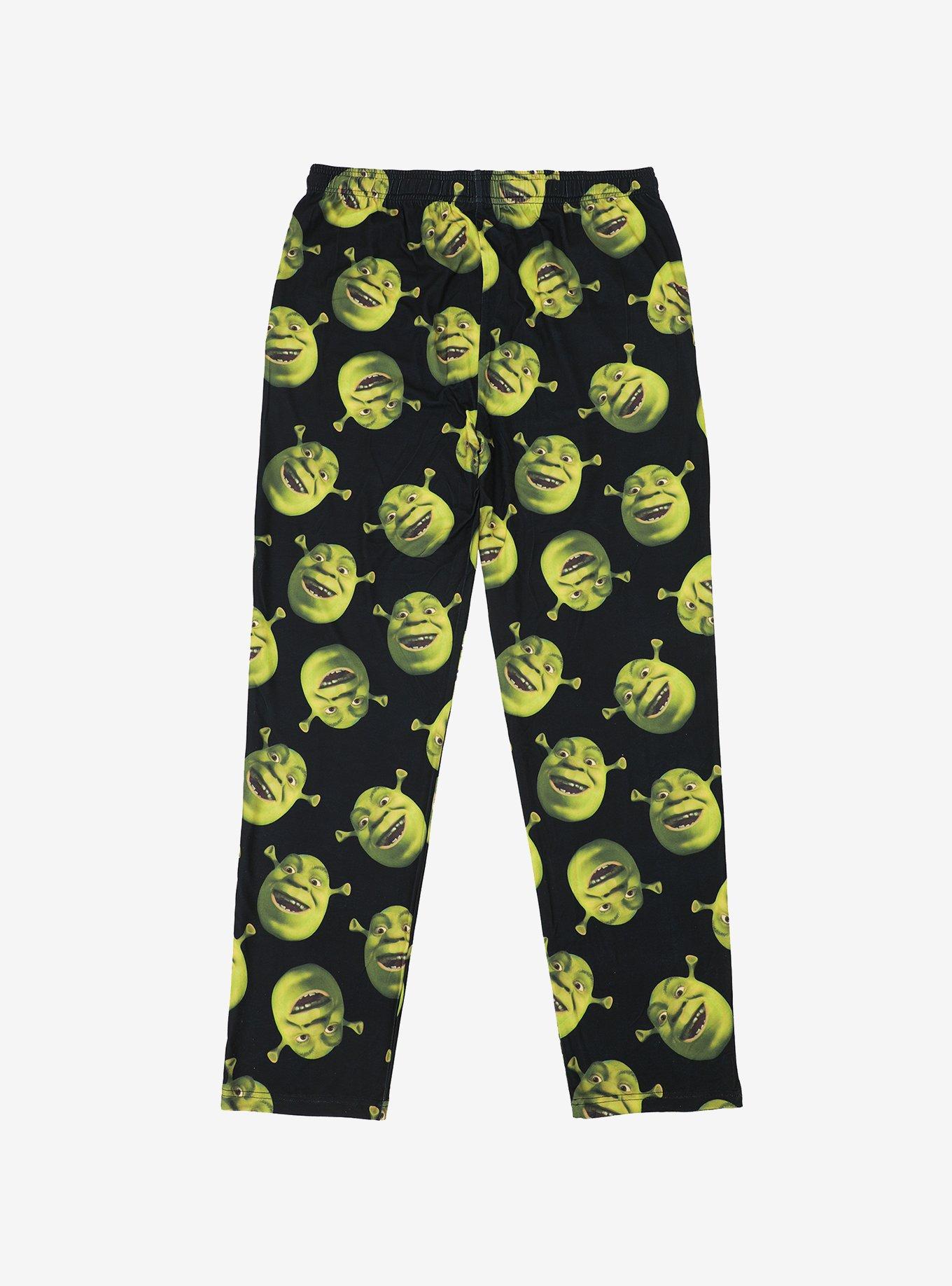 Shrek Allover Print Pajama Pants, MULTI, alternate