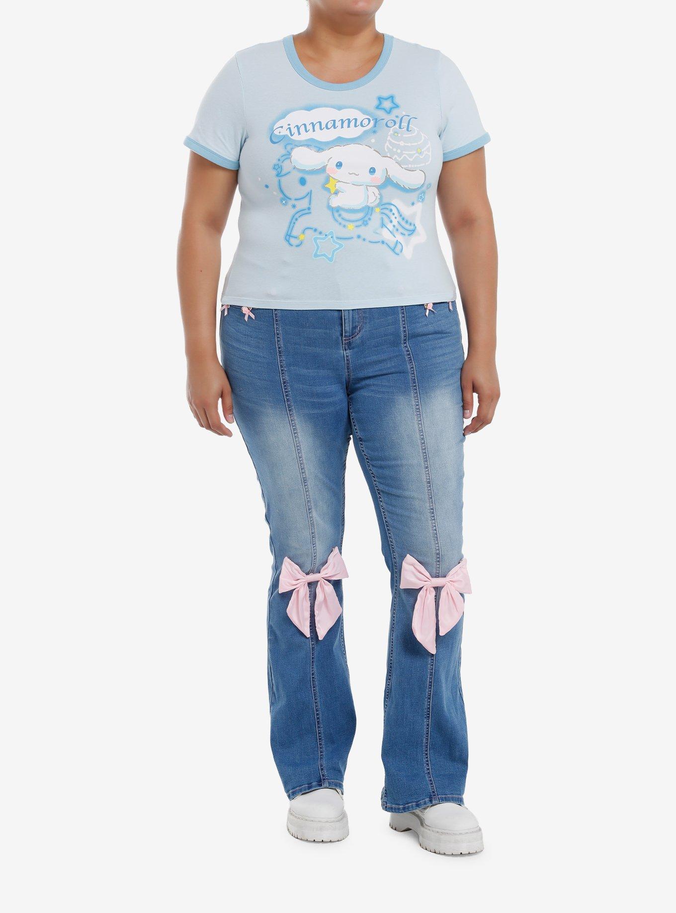 Cinnamoroll Starry Cloud Girls Ringer Baby T-Shirt Plus Size, , hi-res