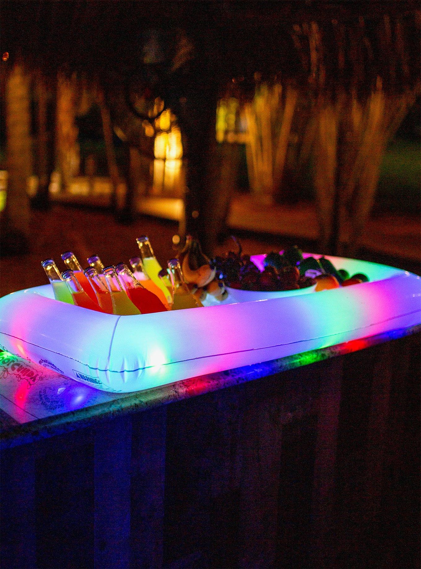 Illuminated LED Buffet Snack Cooler, , alternate