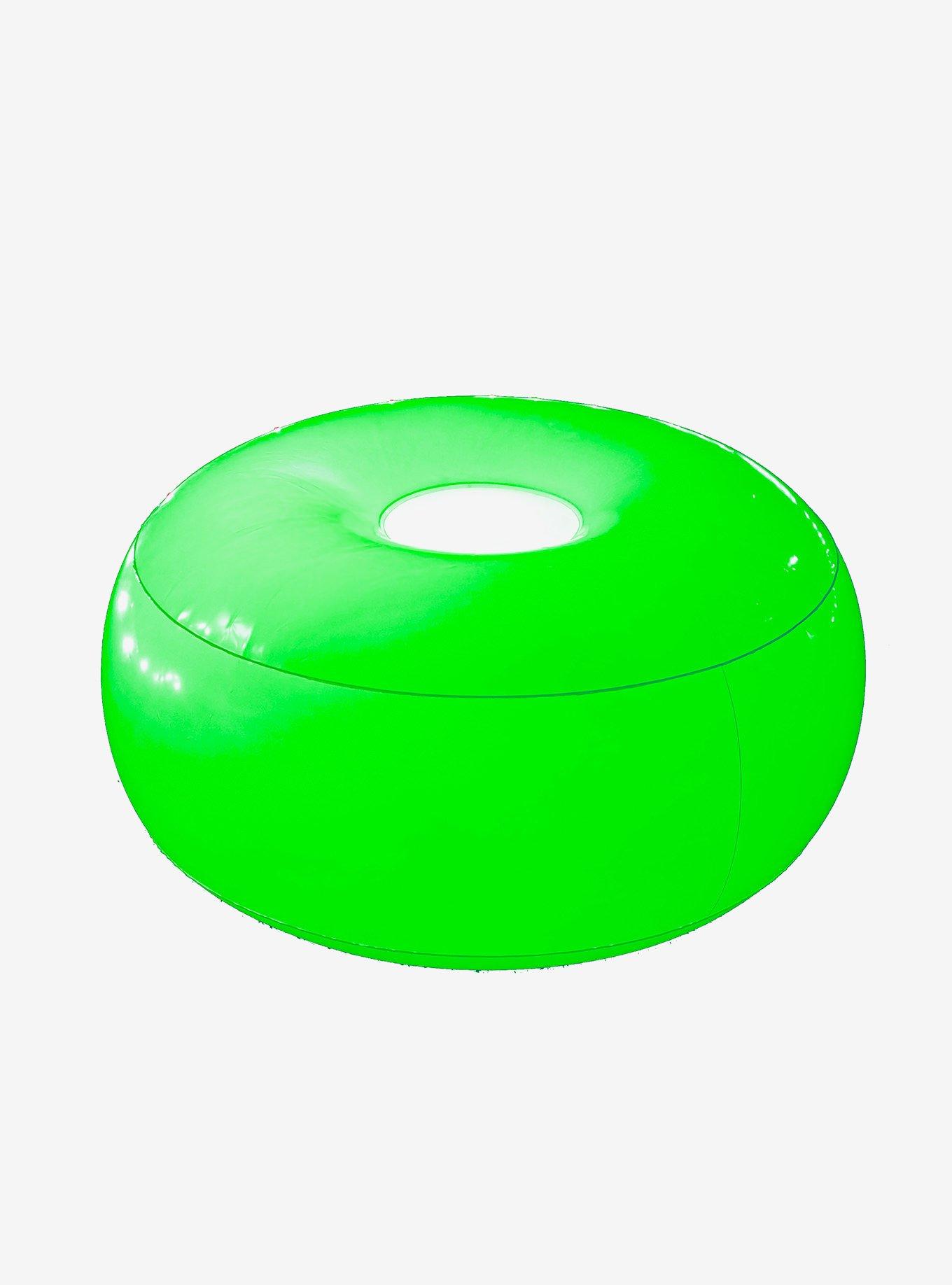 Illuminated LED Inflatable Ottoman Chair, , alternate