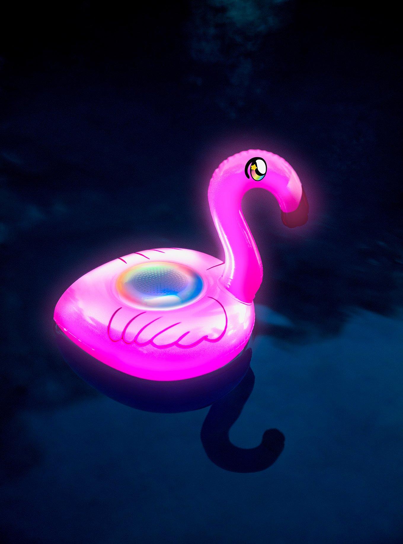 Floating Flamingo LED Speaker with Bluetooth, , alternate