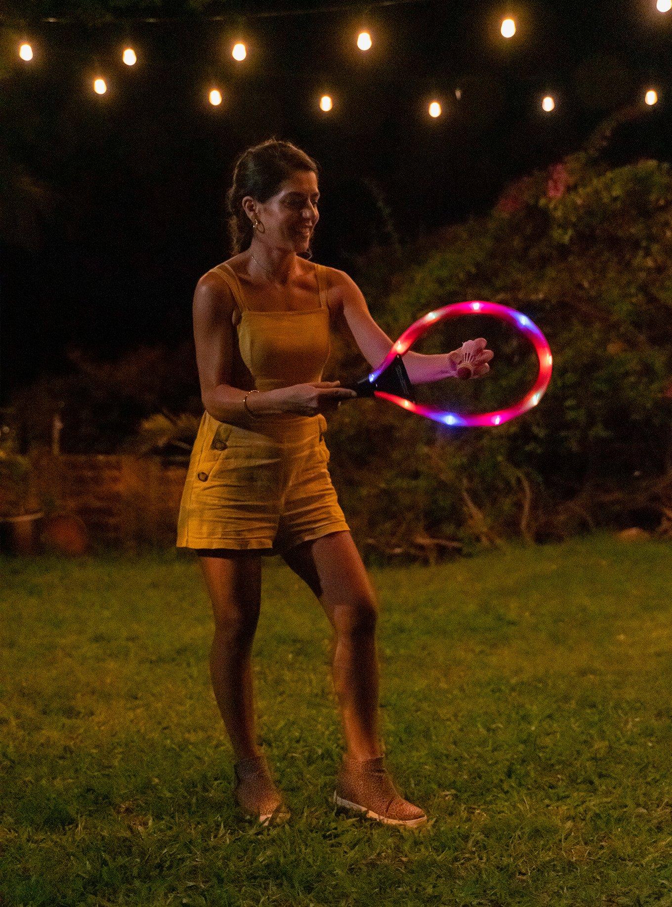 Giant Illuminated LED Badminton Set, , alternate