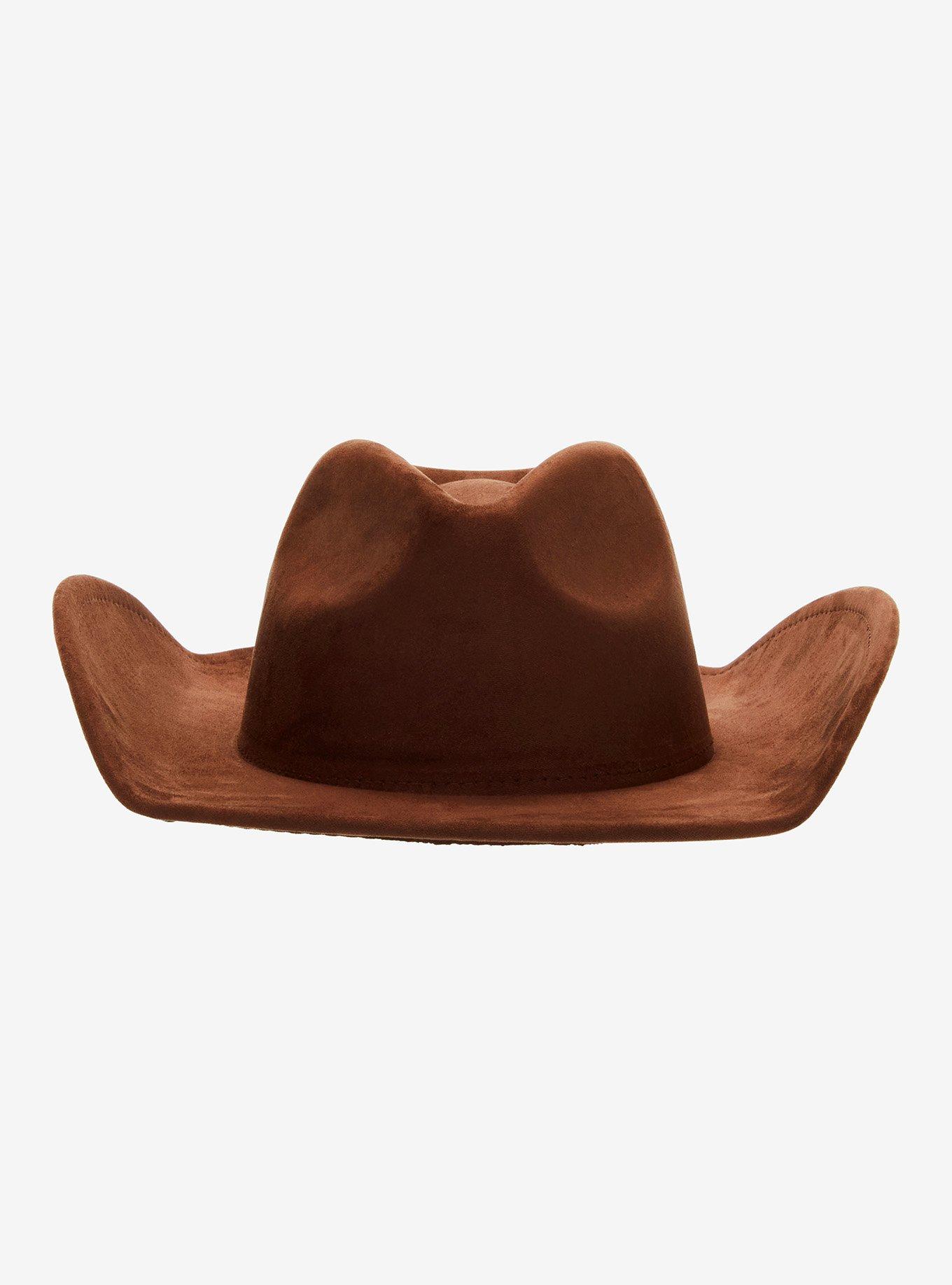 Rhinestone Star Brown Cowboy Hat, , alternate