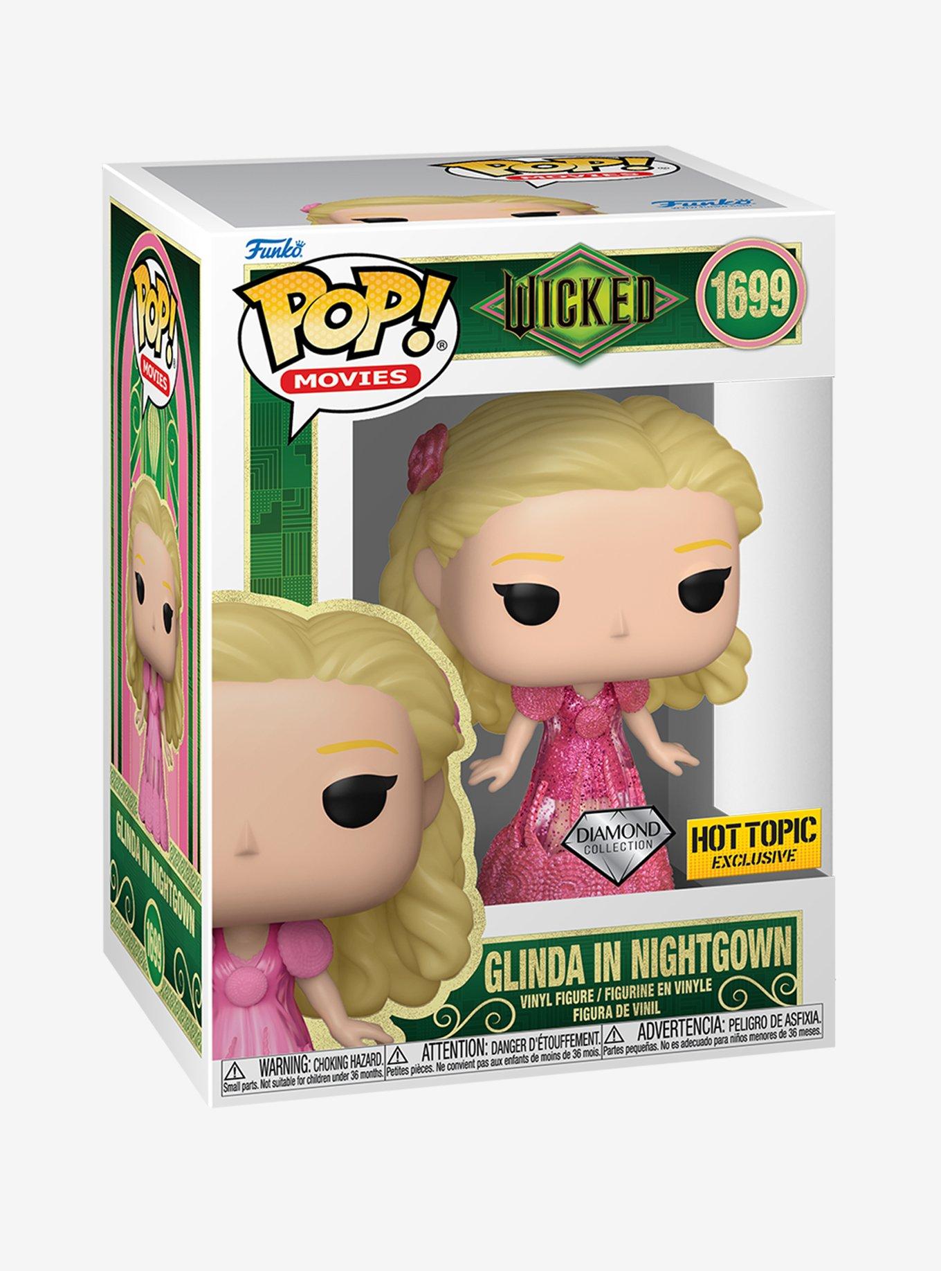 Funko Wicked Diamond Collection Pop! Movies Glinda In Nightgown Vinyl Figure Hot Topic Exclusive, , hi-res