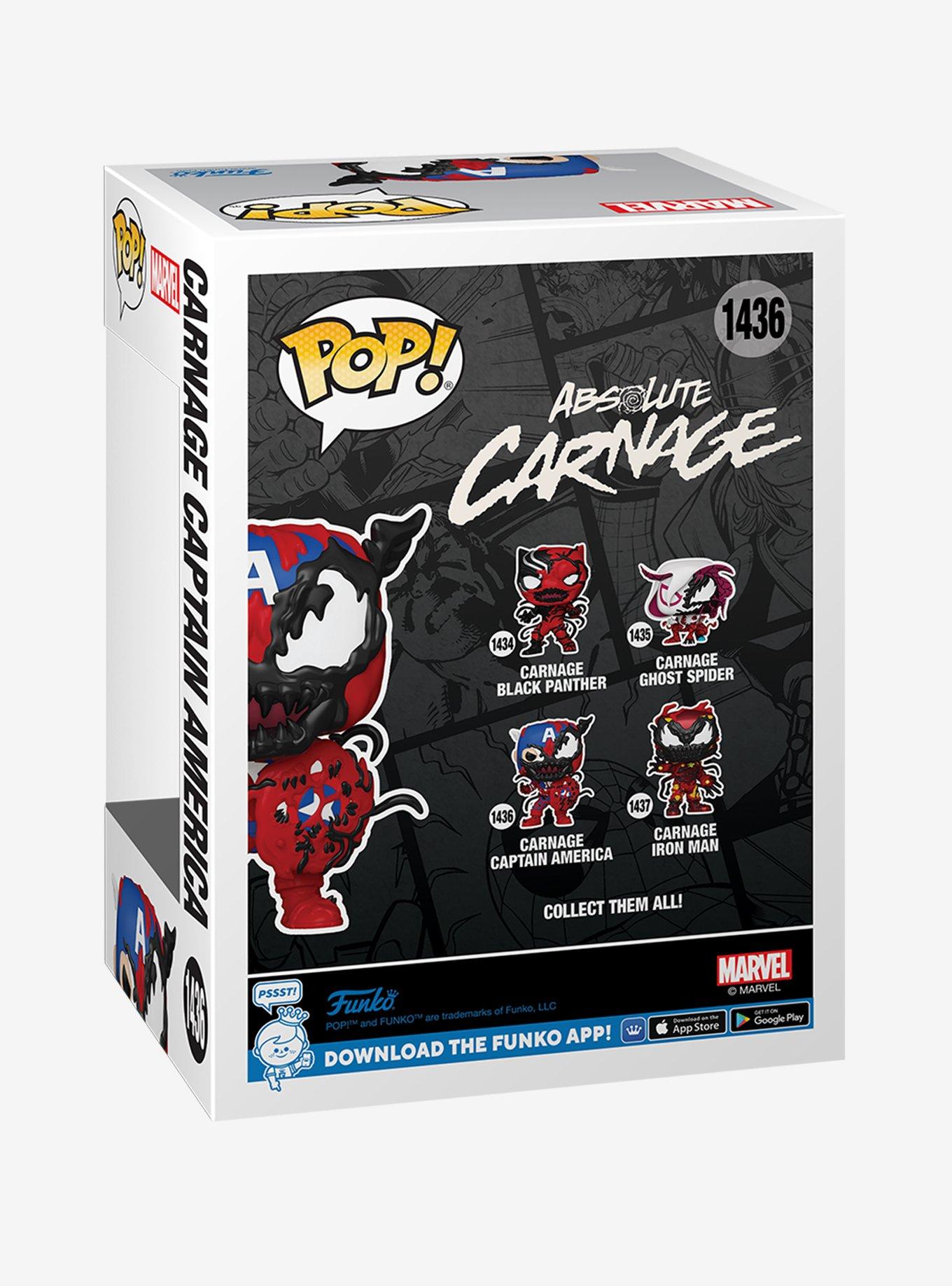 Funko Marvel Pop! Carnage Captain America Pop! Vinyl Bobble-Head, , alternate