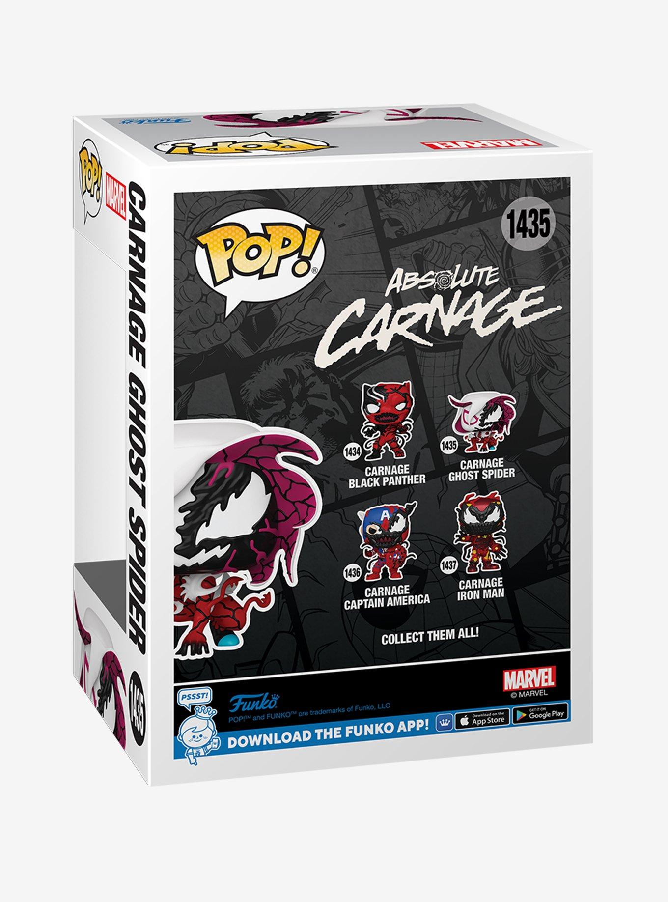 Funko Marvel Pop! Carnage Ghost Spider Pop! Vinyl Bobble-Head