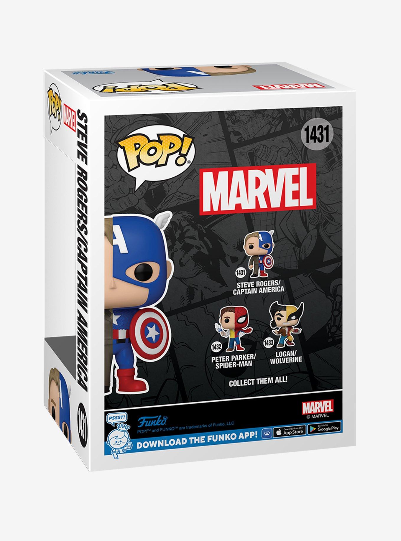Funko Marvel Pop! Steve Rogers/Captain America Vinyl Bobble-Head, , alternate
