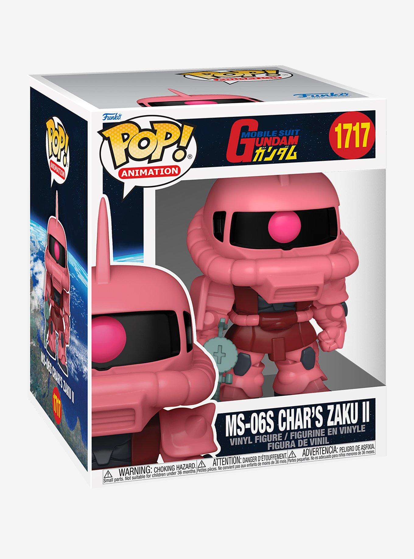 Funko Mobile Suit Gundam Pop! Animation MS-06S Char's Zaku II Vinyl Figure, , alternate