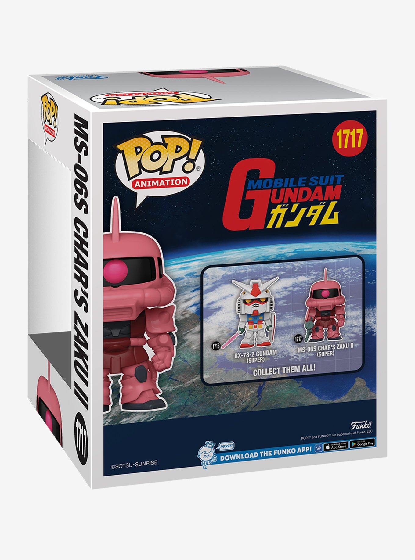 Funko Mobile Suit Gundam Pop! Animation MS-06S Char's Zaku II Vinyl Figure, , alternate