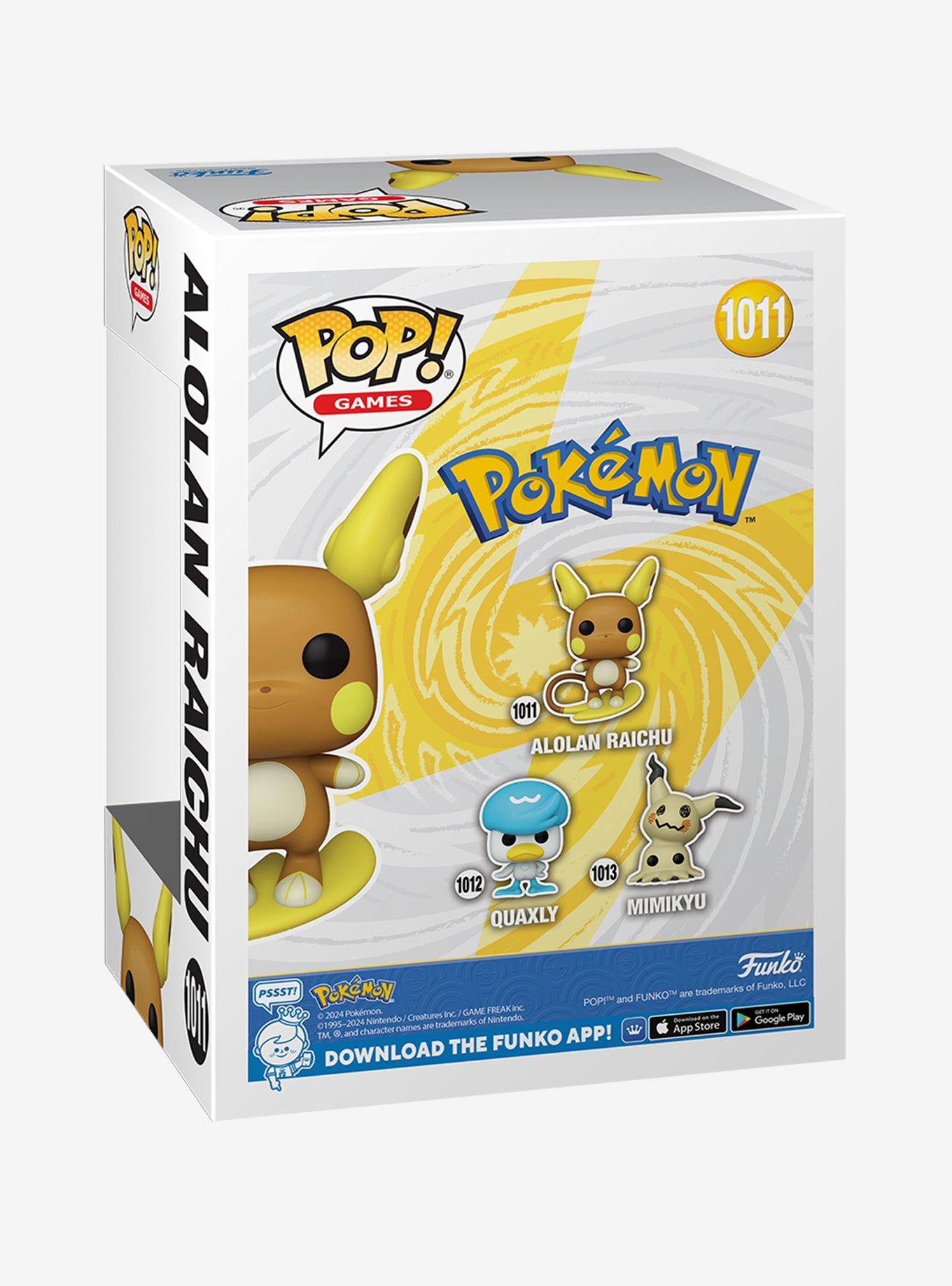 Funko Pokemon Pop! Games Alolan Raichu Vinyl Figure, , alternate
