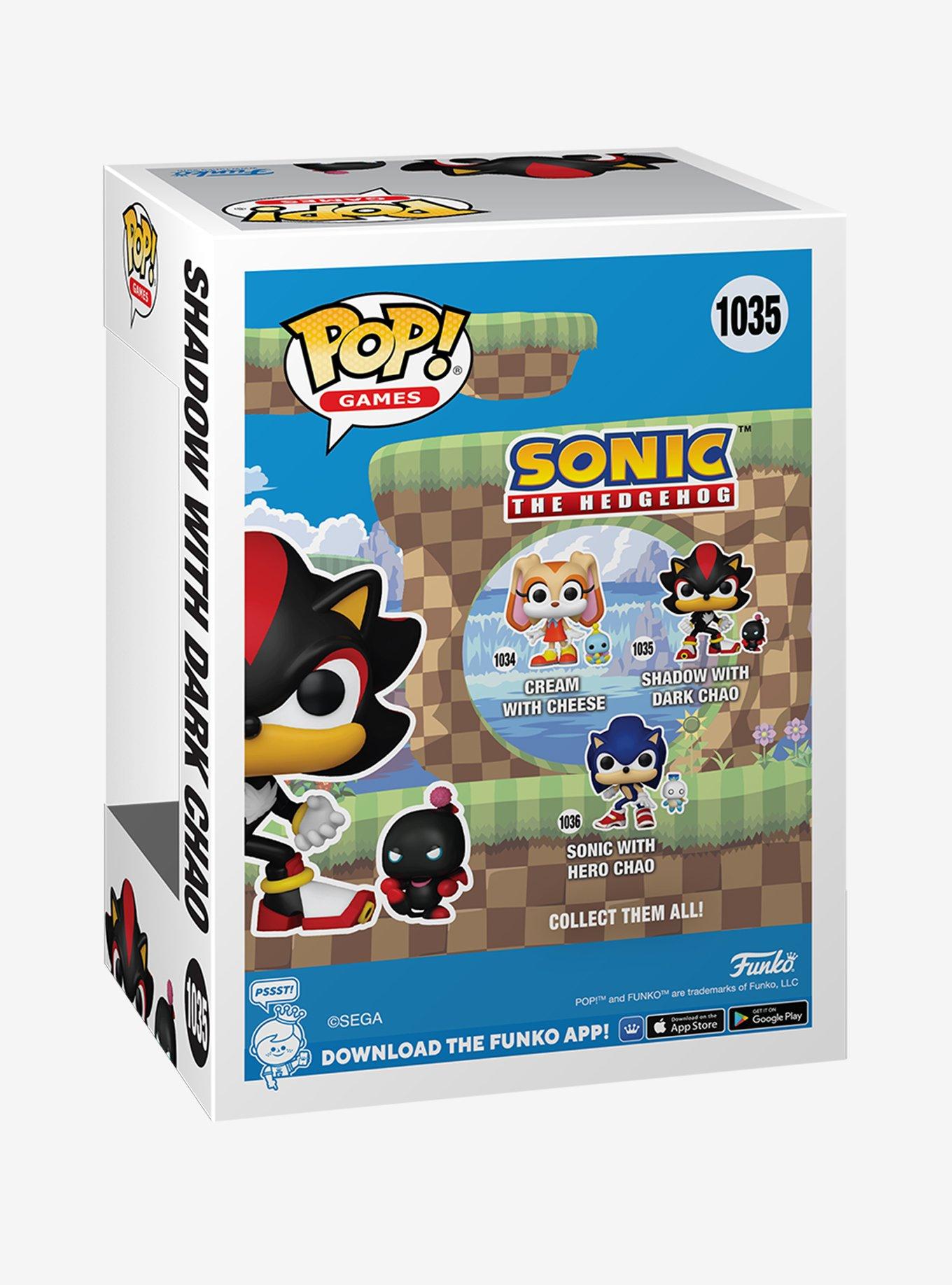Funko Sonic The Hedgehog Pop! Games Shadow & Dark Chao Vinyl Figure Set, , alternate