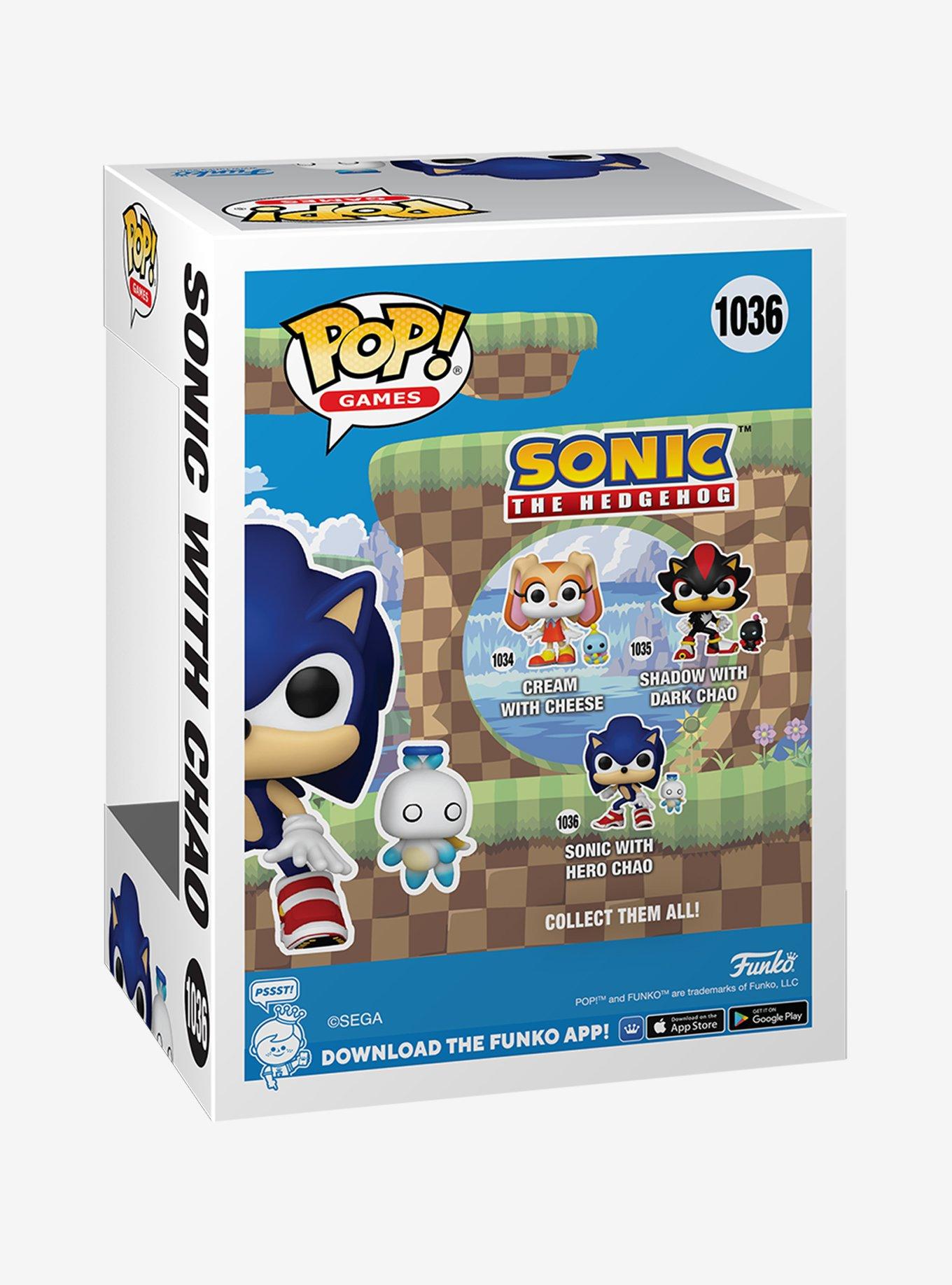 Funko Sonic The Hedgehog Pop! Games Sonic With Chao Vinyl Figure Set, , alternate