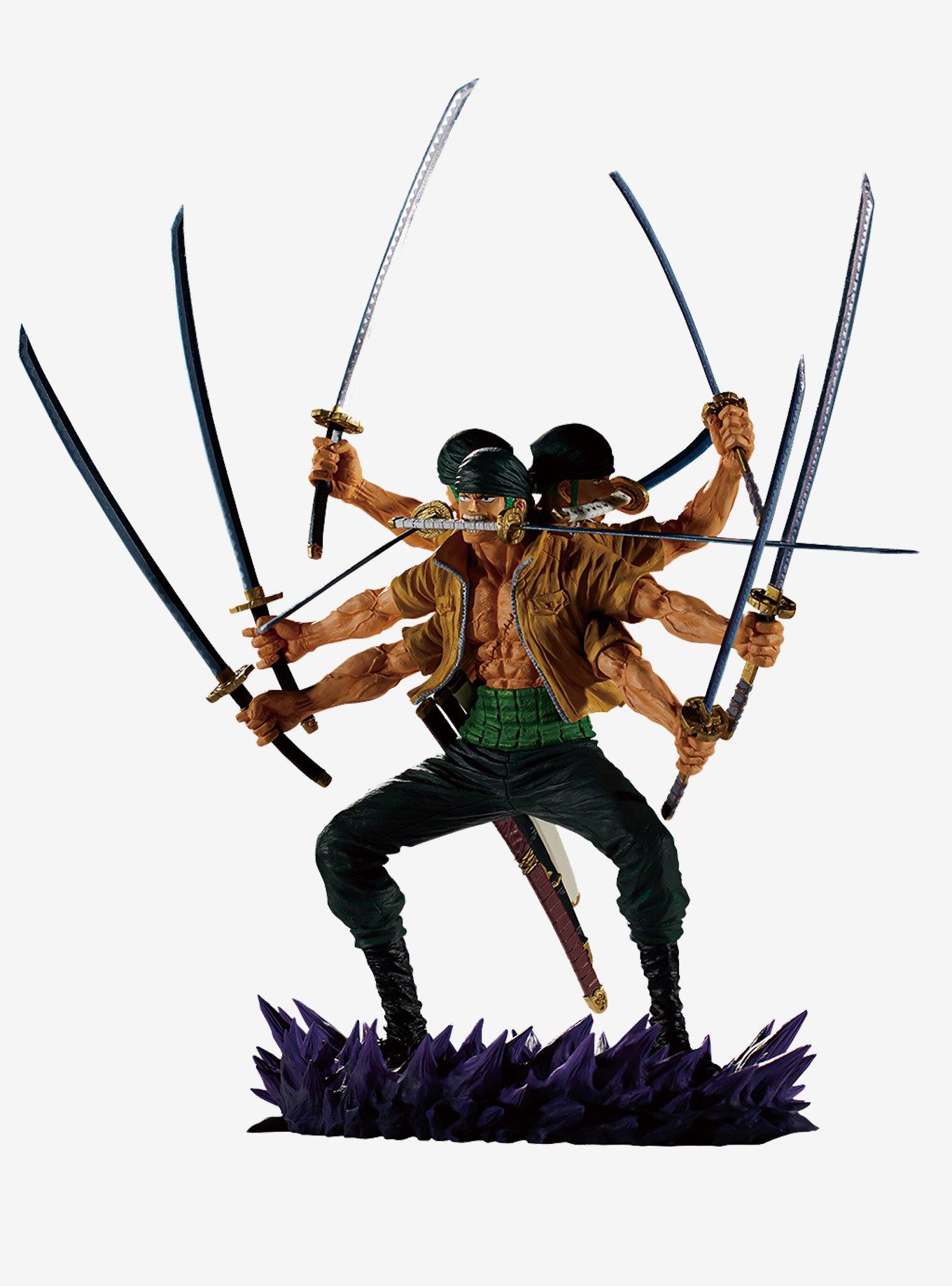 Bandai Spirits One Piece Ichibansho Roronoa Zoro (Genealogy of a Swordman's Soul) Figure, , alternate