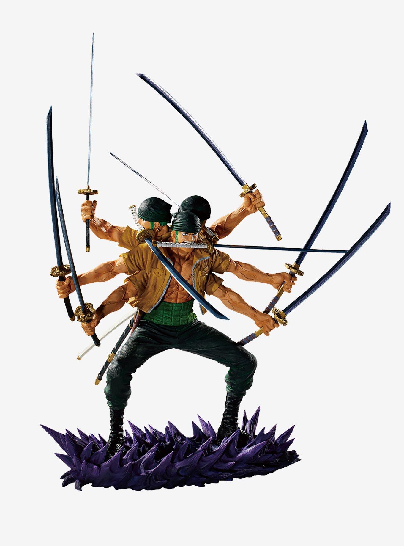 Bandai Spirits One Piece Ichibansho Roronoa Zoro (Genealogy of a Swordman's Soul) Figure, , alternate