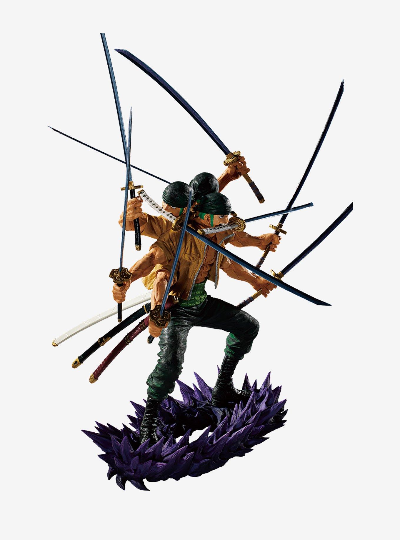 Bandai Spirits One Piece Ichibansho Roronoa Zoro (Genealogy of a Swordman's Soul) Figure, , alternate