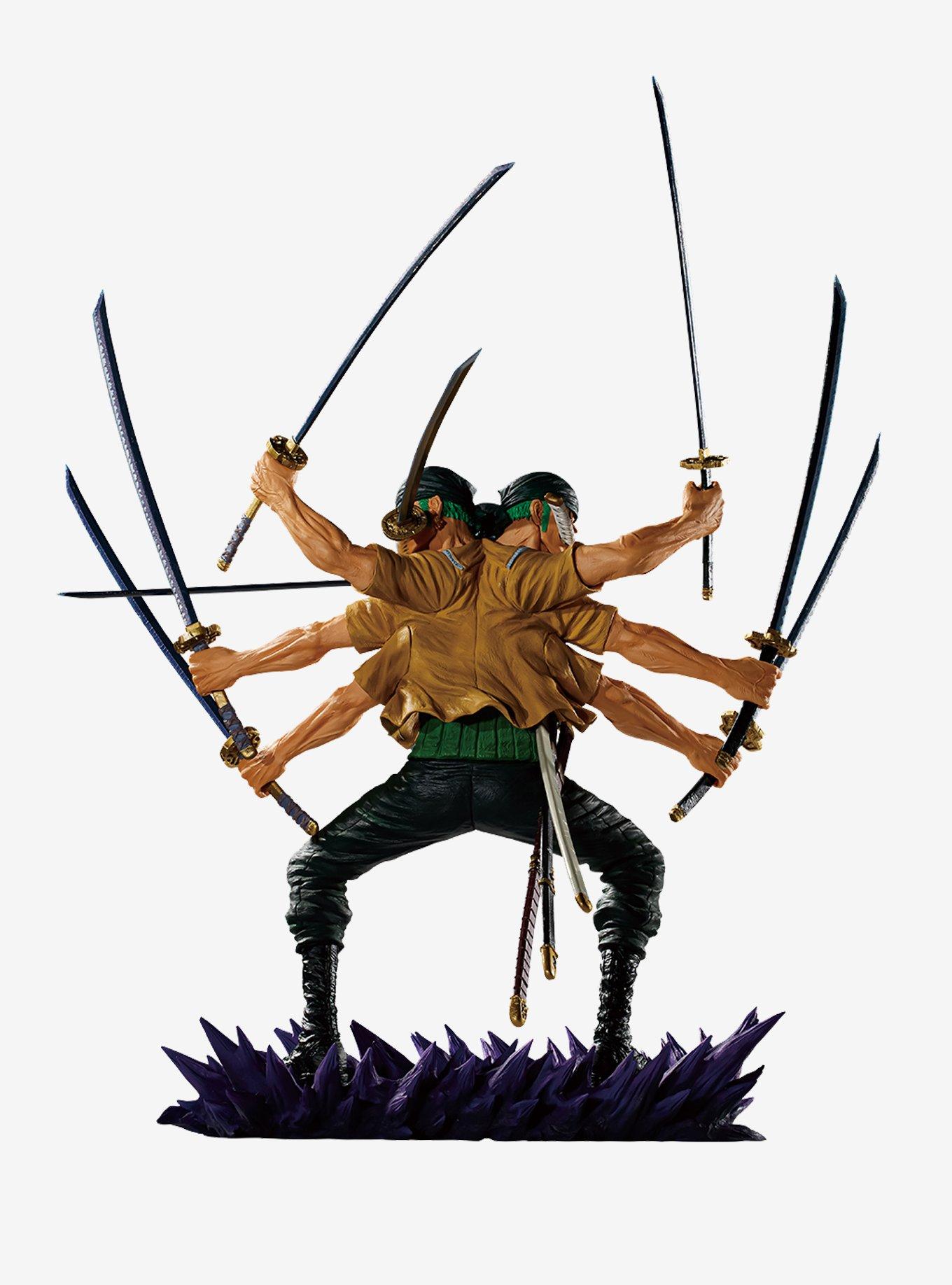 Bandai Spirits One Piece Ichibansho Roronoa Zoro (Genealogy of a Swordman's Soul) Figure, , alternate