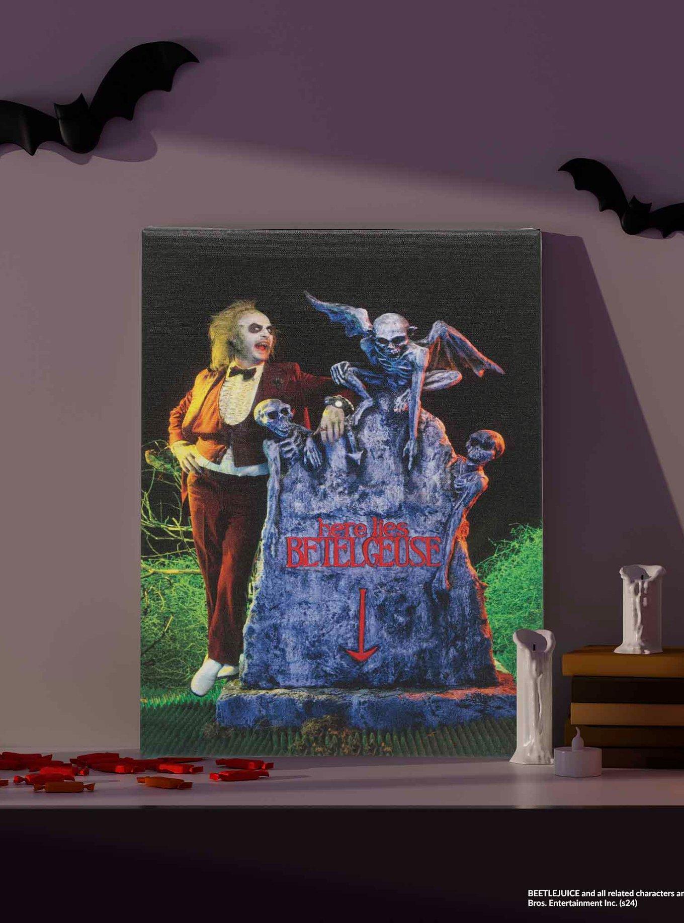 Beetlejuice Cemetery Canvas Wall Decor, , hi-res