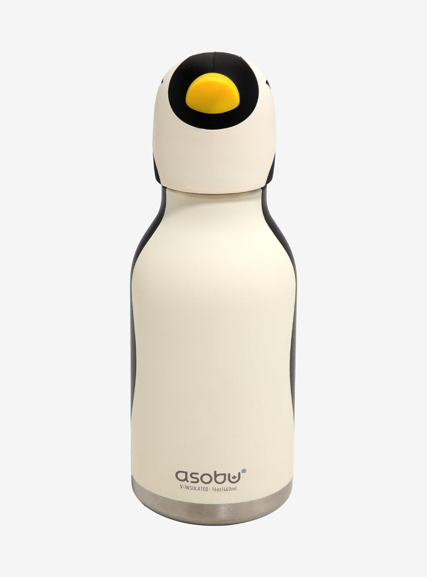 Asobu Penguin Topper Stainless Steel Water Bottle, , alternate