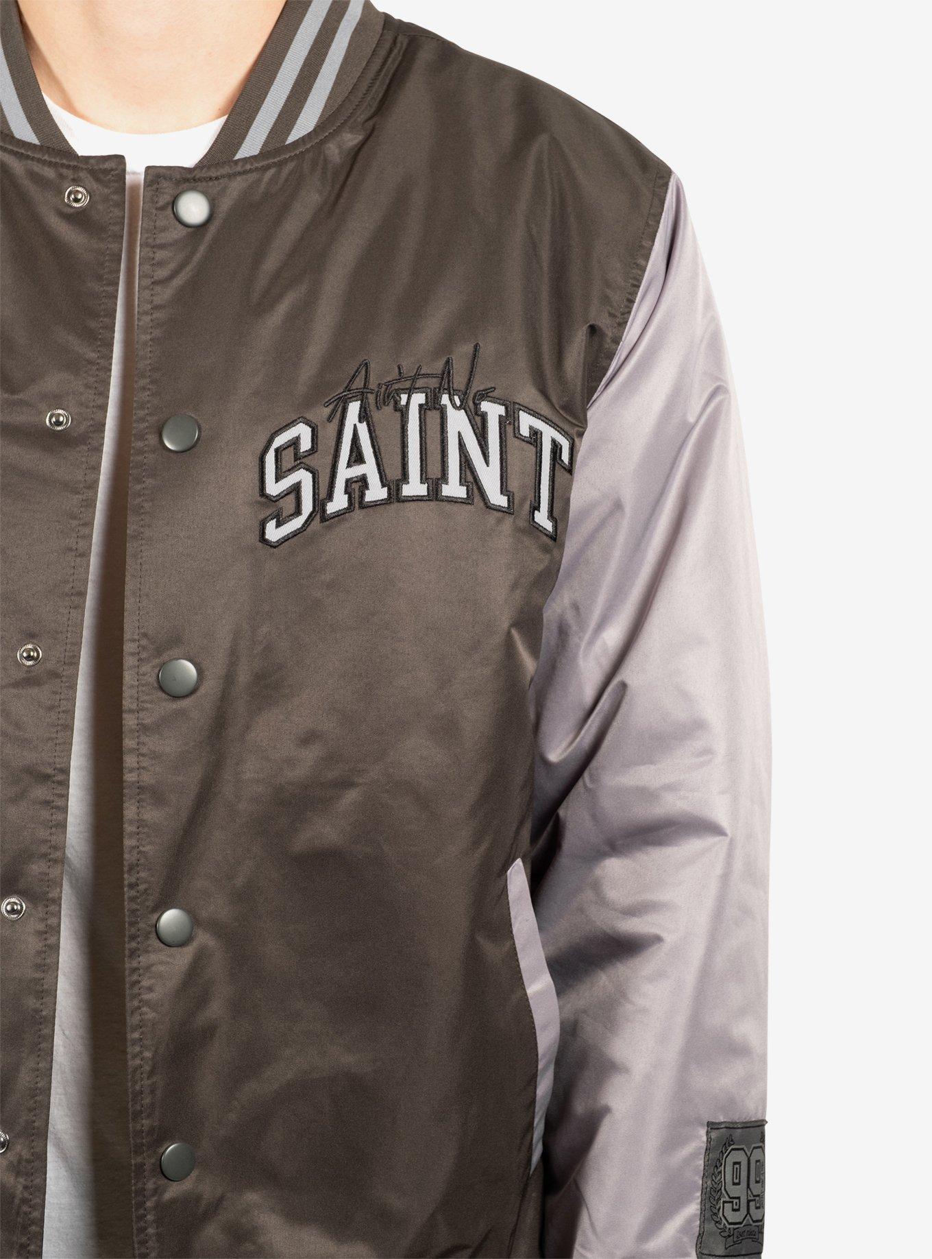 Ain't No Saint Twill Bomber Jacket, BLACK, alternate