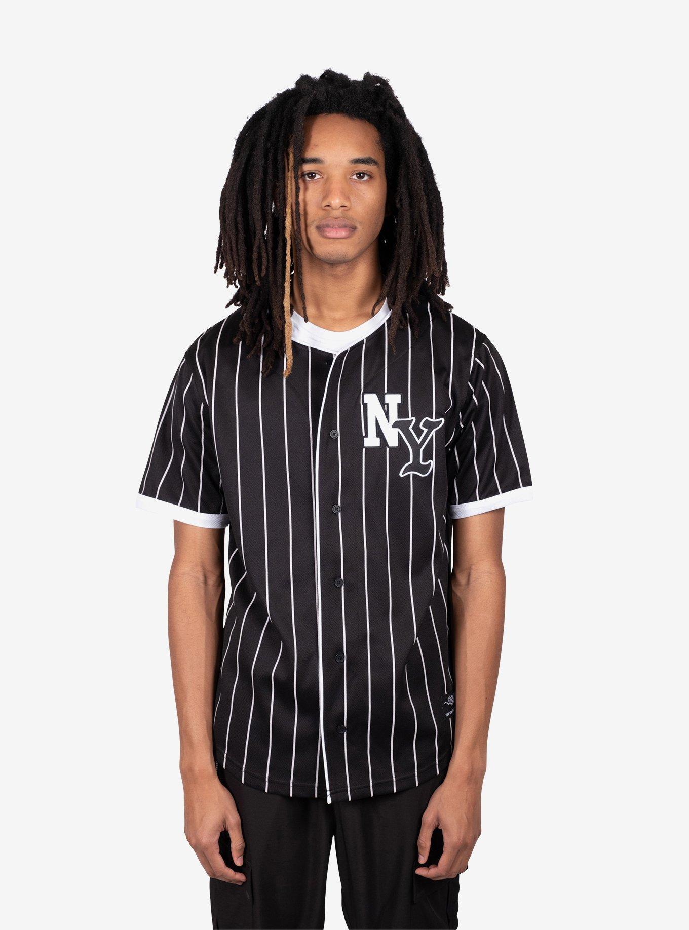 NY Pinstripe Baseball Jersey, , hi-res