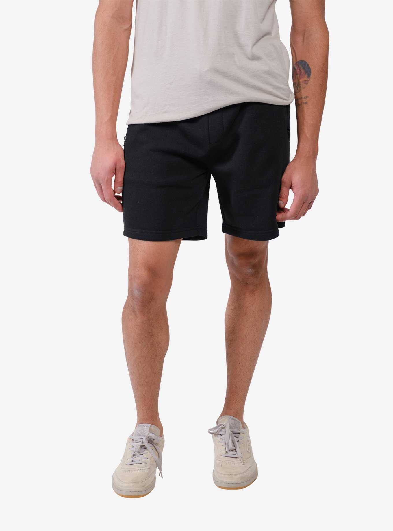 Zip Pocket 2.0 Inseam 5" Fleece Shorts Black, , hi-res
