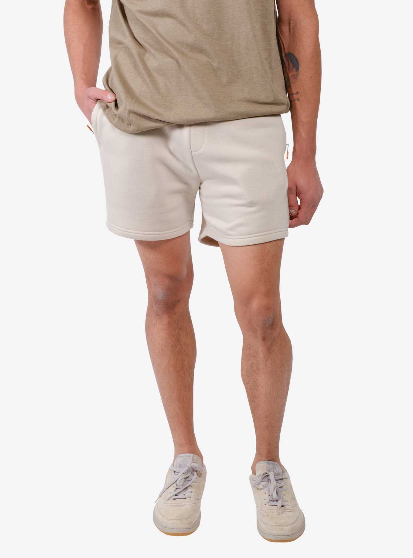 Zip Pocket 2.0 Inseam 5" Fleece Shorts Sand, , hi-res