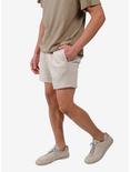 Zip Pocket 2.0 Inseam 5" Fleece Shorts Sand, BEIGE, alternate