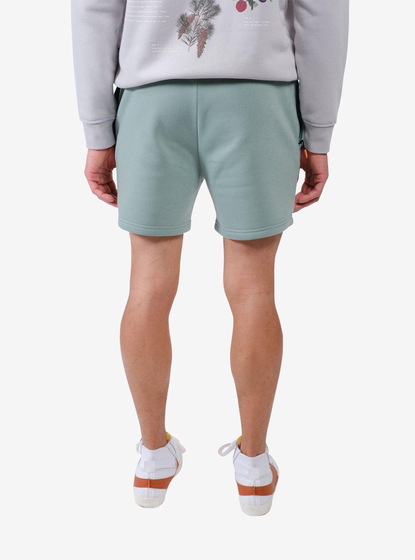 Zip Pocket 2.0 Inseam 5" Fleece Shorts Green, GREEN, alternate