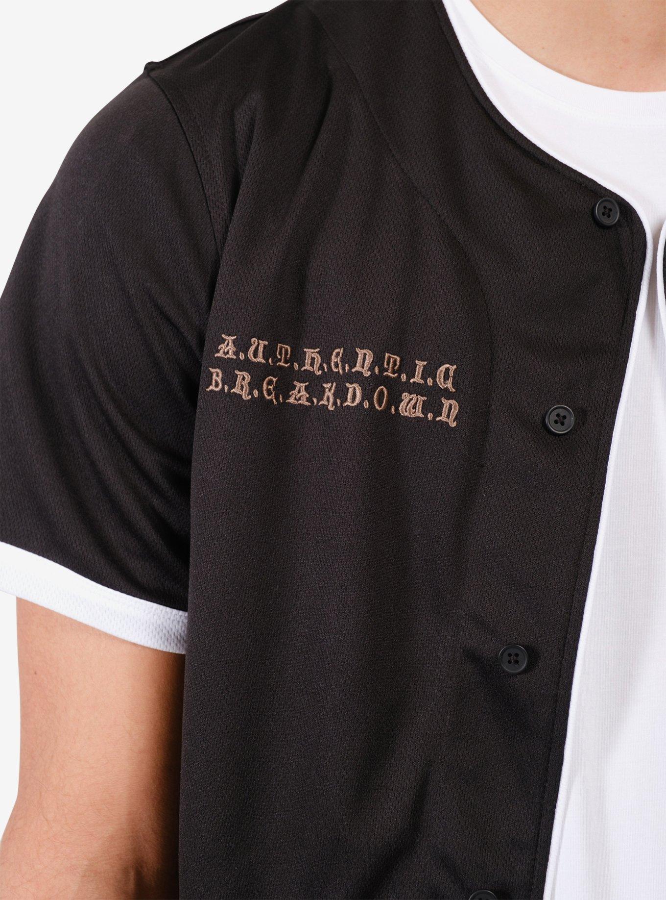 Authentic Baseball Jersey, BLACK, alternate