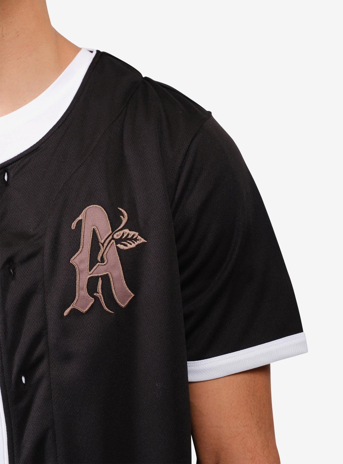 Authentic Baseball Jersey, BLACK, alternate