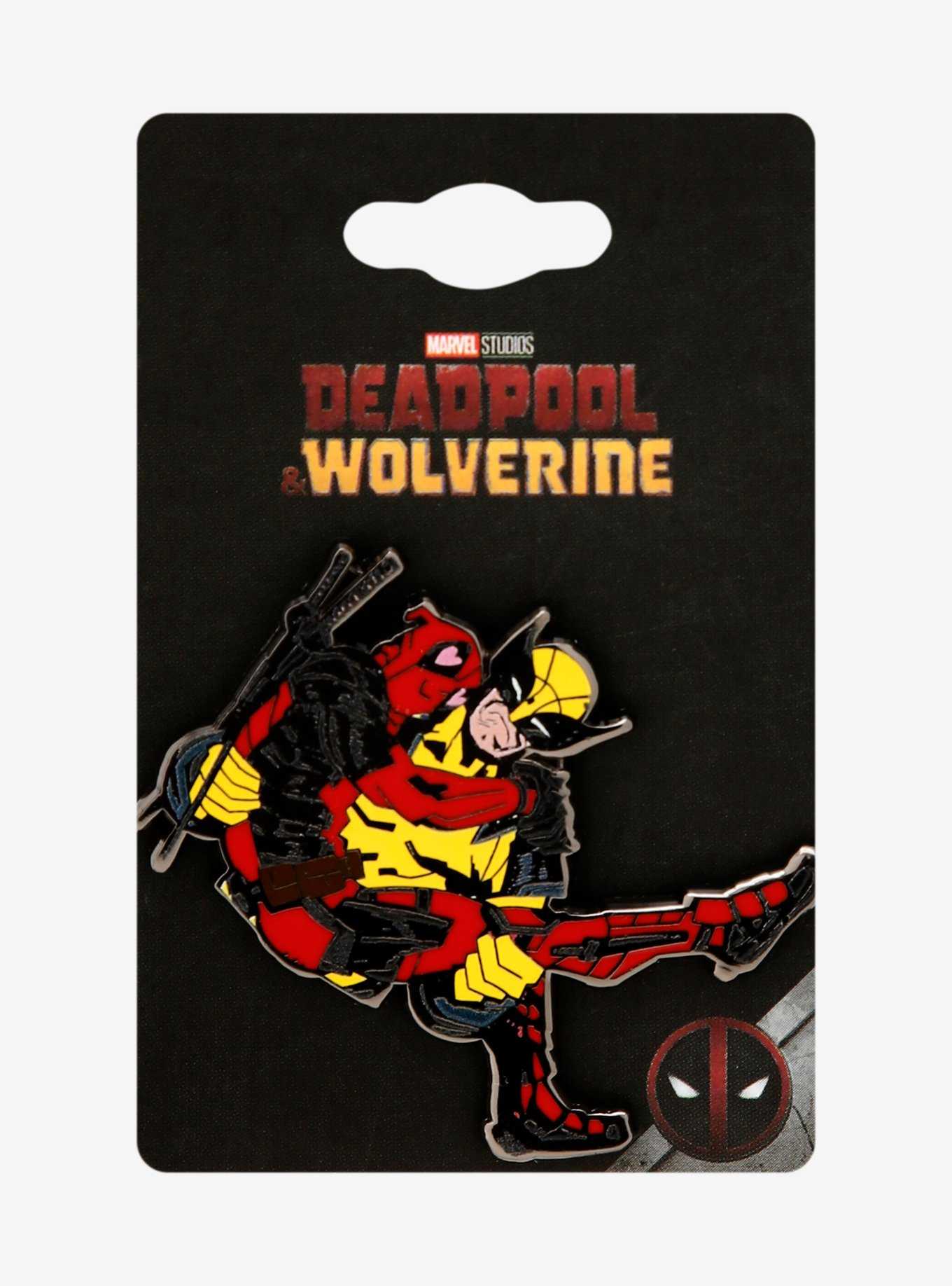 Marvel Deadpool & Wolverine Heart Eyes Deadpool & Wolverine Enamel Pin - BoxLunch Exclusive, , hi-res