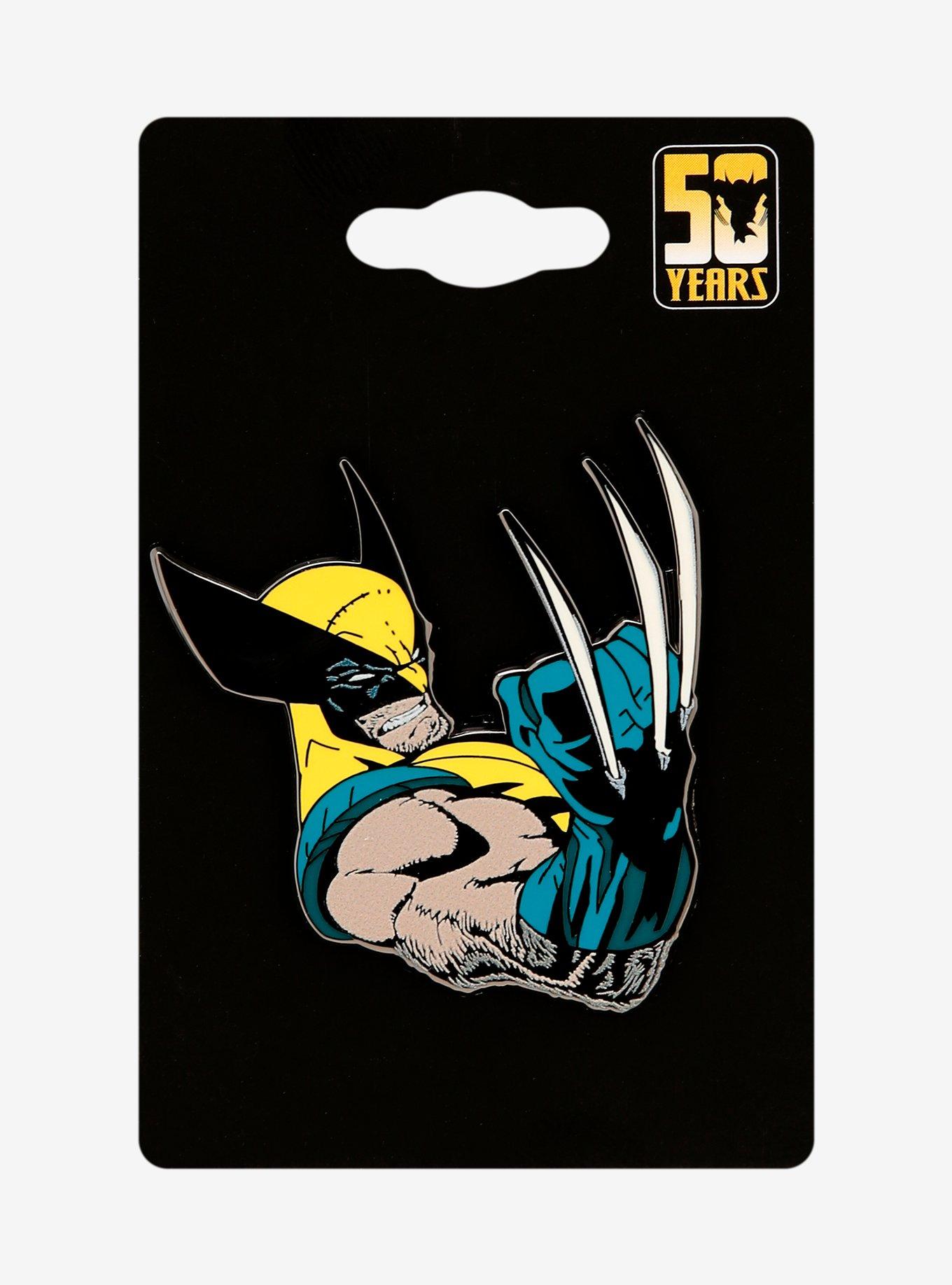 Marvel X-Men Wolverine Claws Enamel Pin - BoxLunch Exclusive, , alternate