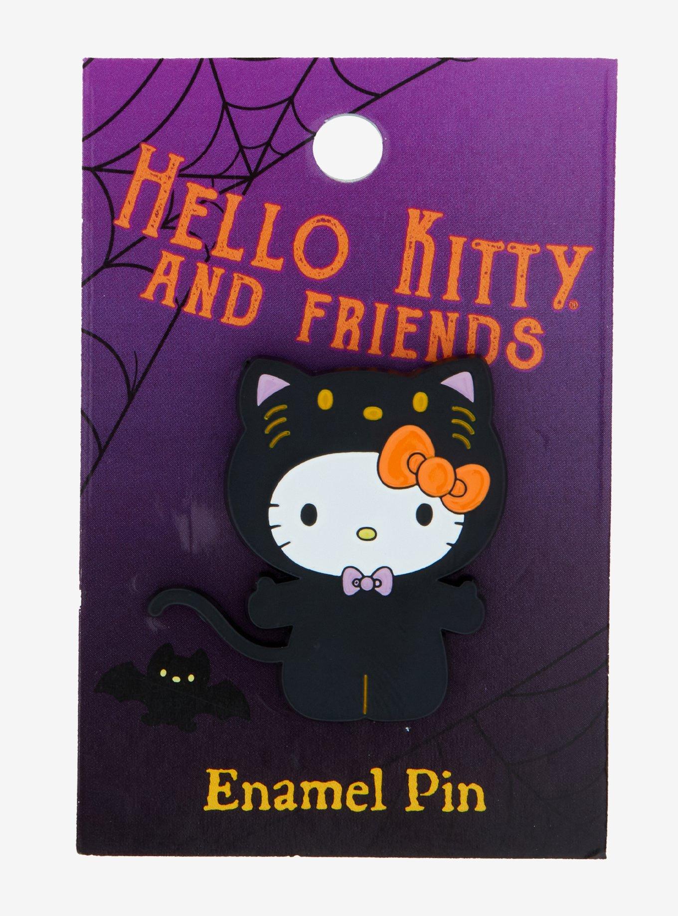 Sanrio Hello Kitty Halloween Black Cat Costume Enamel Pin — BoxLunch Exclusive, , alternate