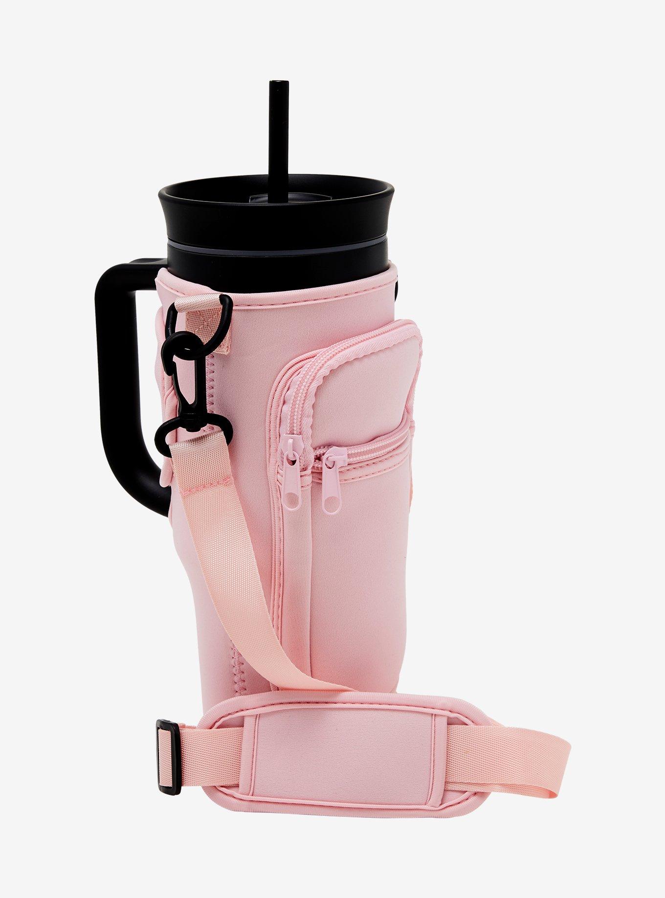 Pink Water Bottle Sling, , hi-res