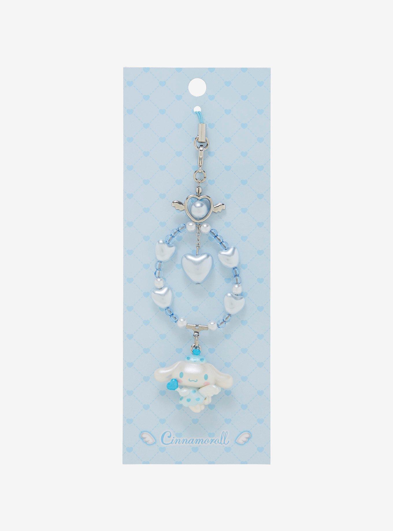 Cinnamoroll Dreaming Angel Beaded Phone Charm, , hi-res