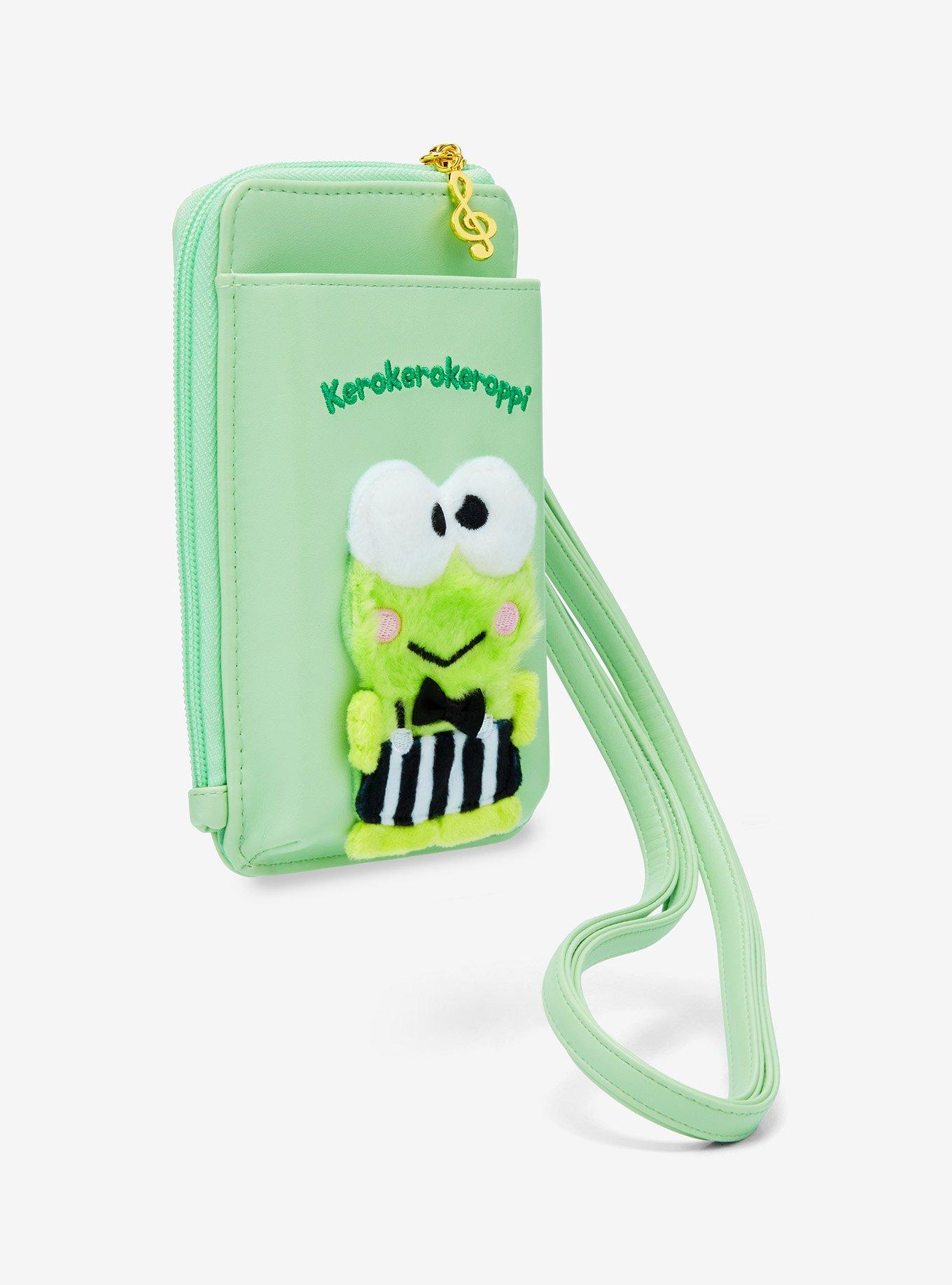 Keroppi Fuzzy Character Phone Pouch, , hi-res