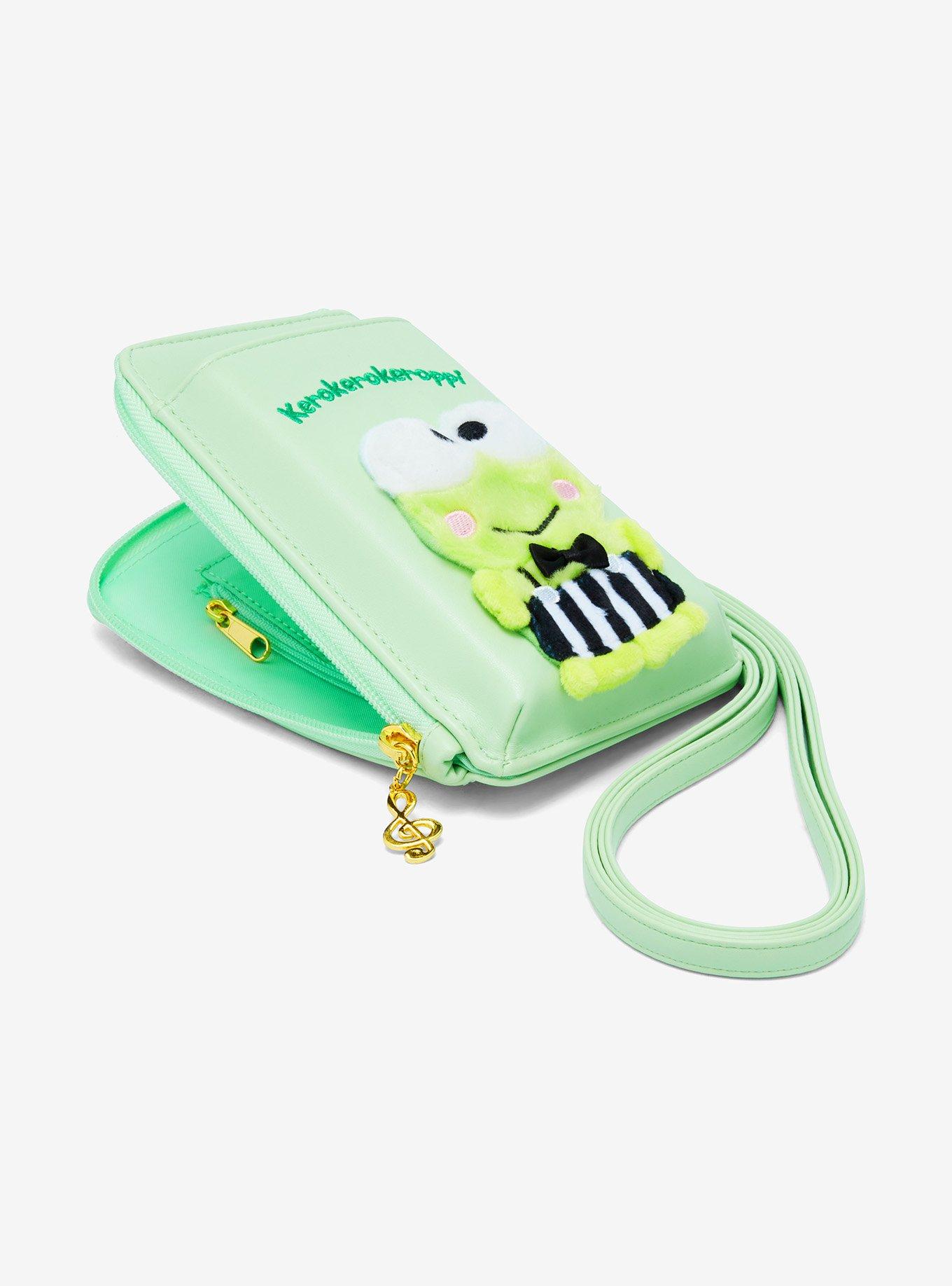 Keroppi Fuzzy Character Phone Pouch, , alternate
