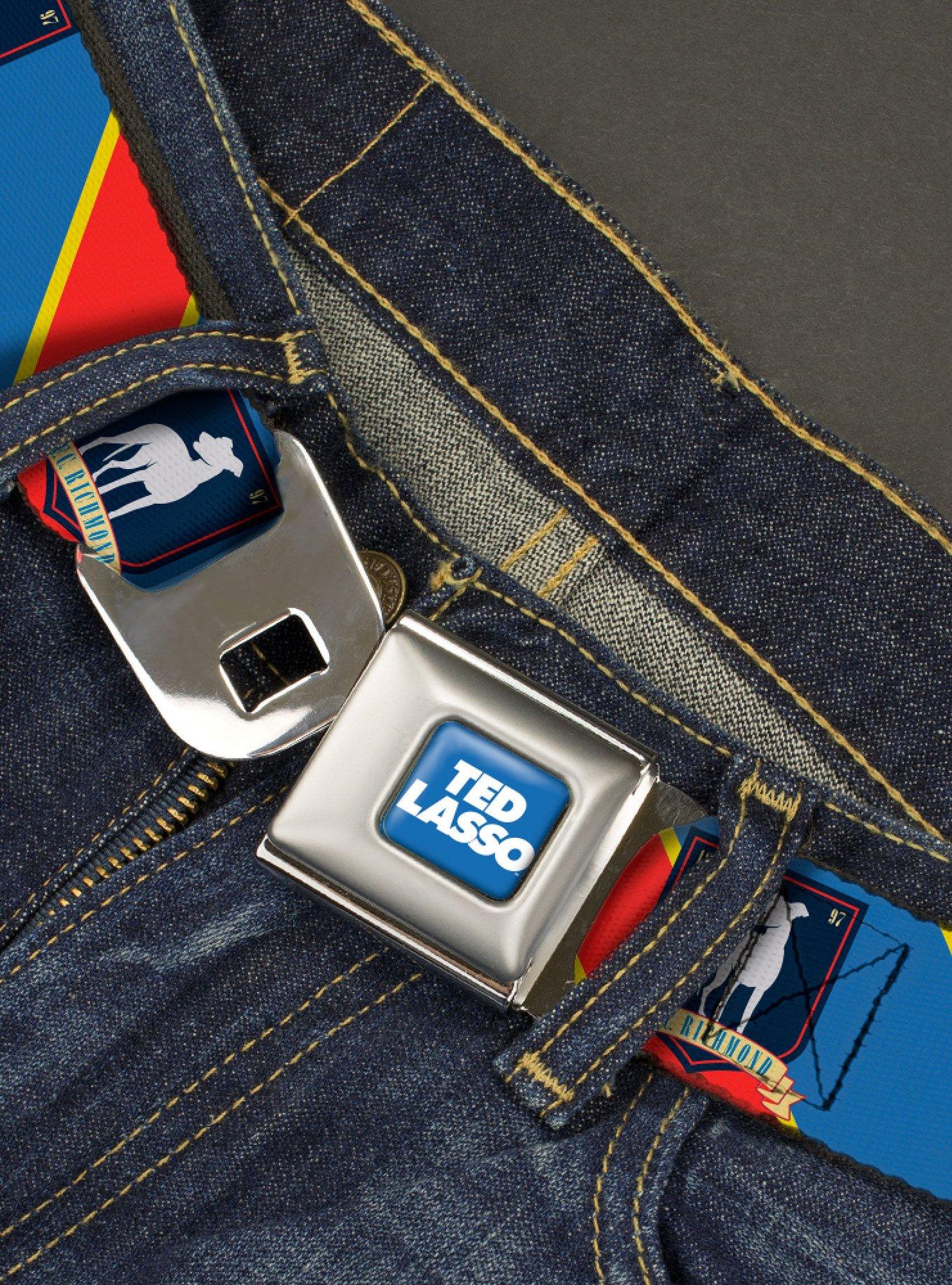 Ted Lasso AFC Richmond Logo Stripe Youth Seatbelt Belt, , hi-res