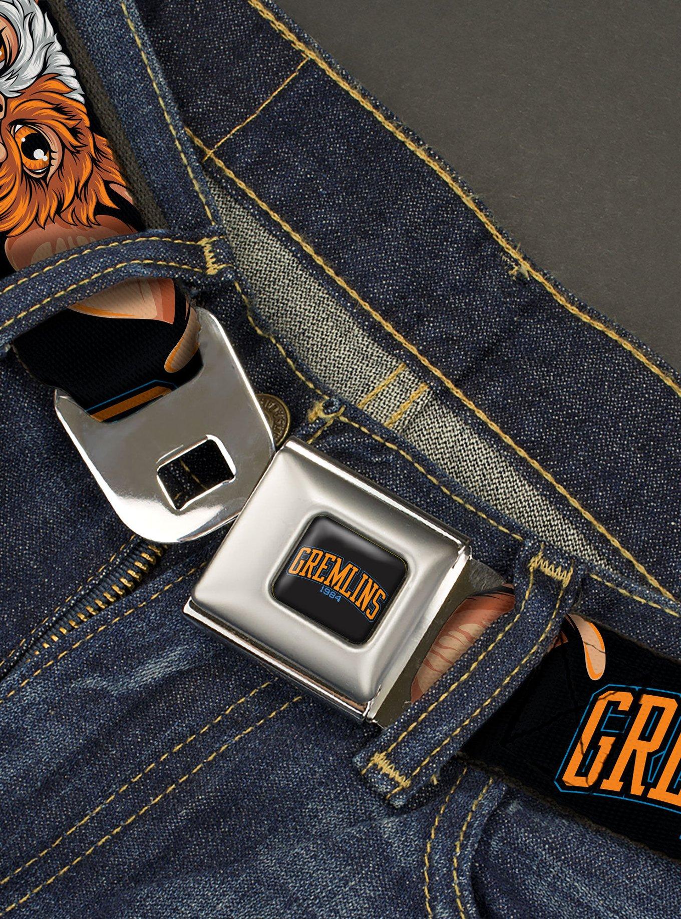 Gremlins 1984 Gizmo Face Close Up Youth Seatbelt Belt, , alternate