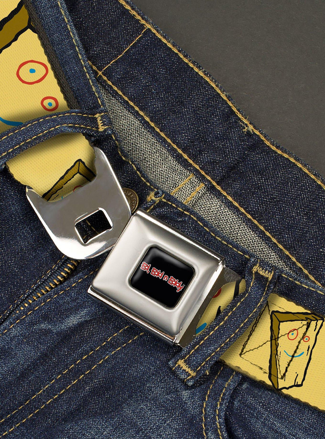 Ed, Edd N Eddy Plank Smiling Face Youth Seatbelt Belt, , hi-res