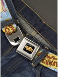 Cow And Chicken Title Logo And Character Poses Youth Seatbelt Belt, , alternate