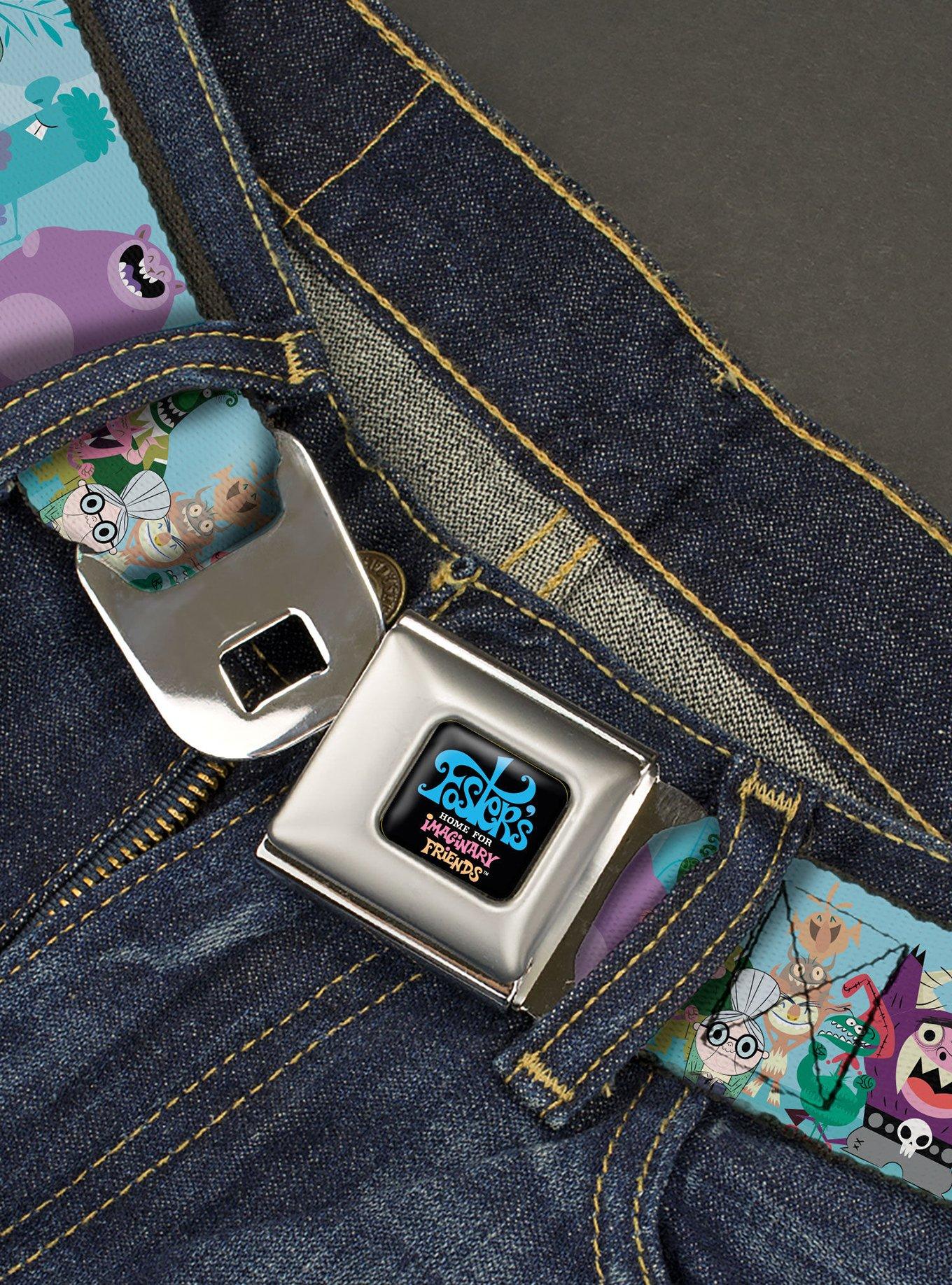 Foster's Home For Imaginary Friends Group Pose Youth Seatbelt Belt, , hi-res