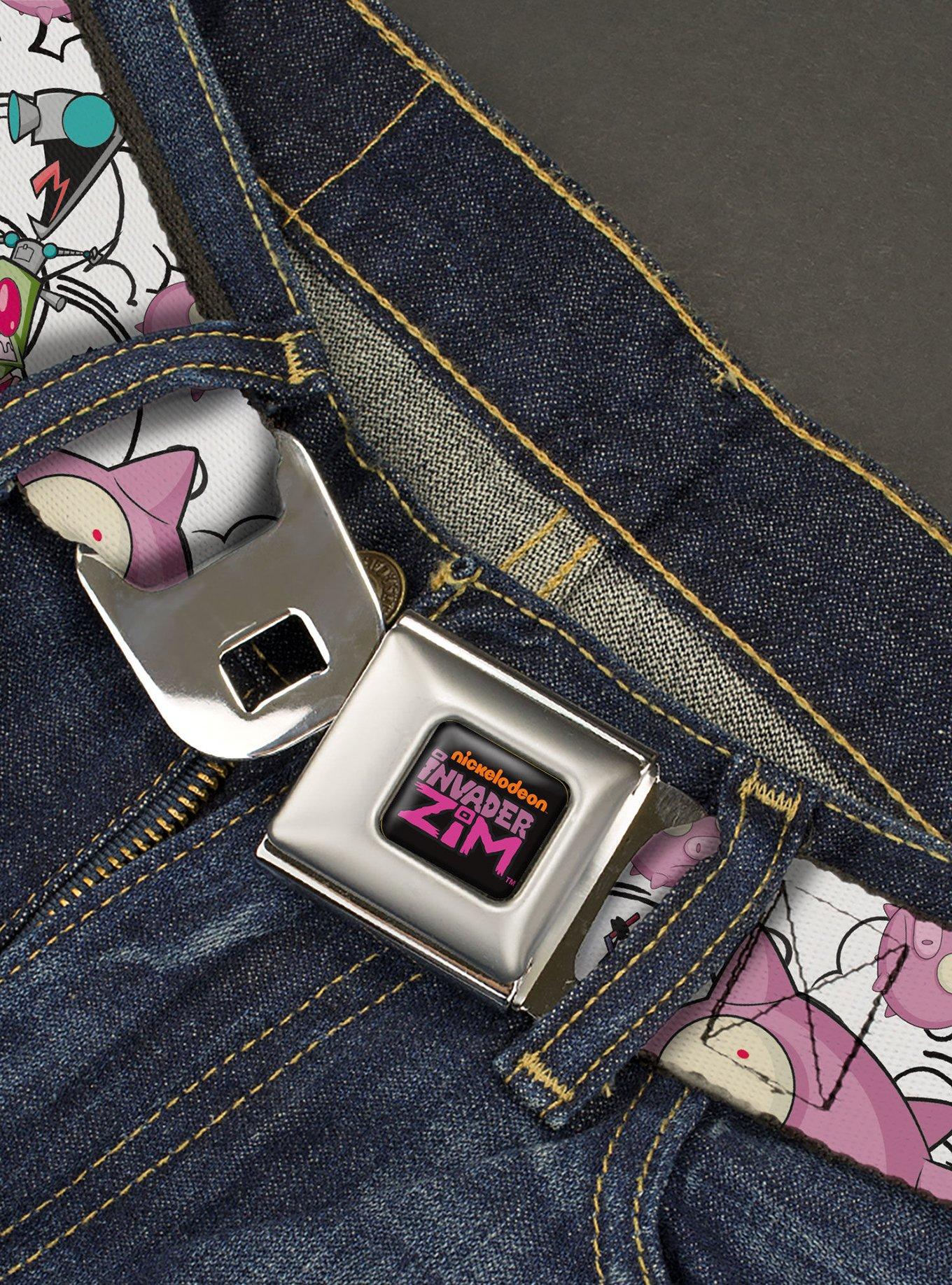 Invader Zim GIR And Piggy Doddles Youth Seatbelt Belt, , hi-res