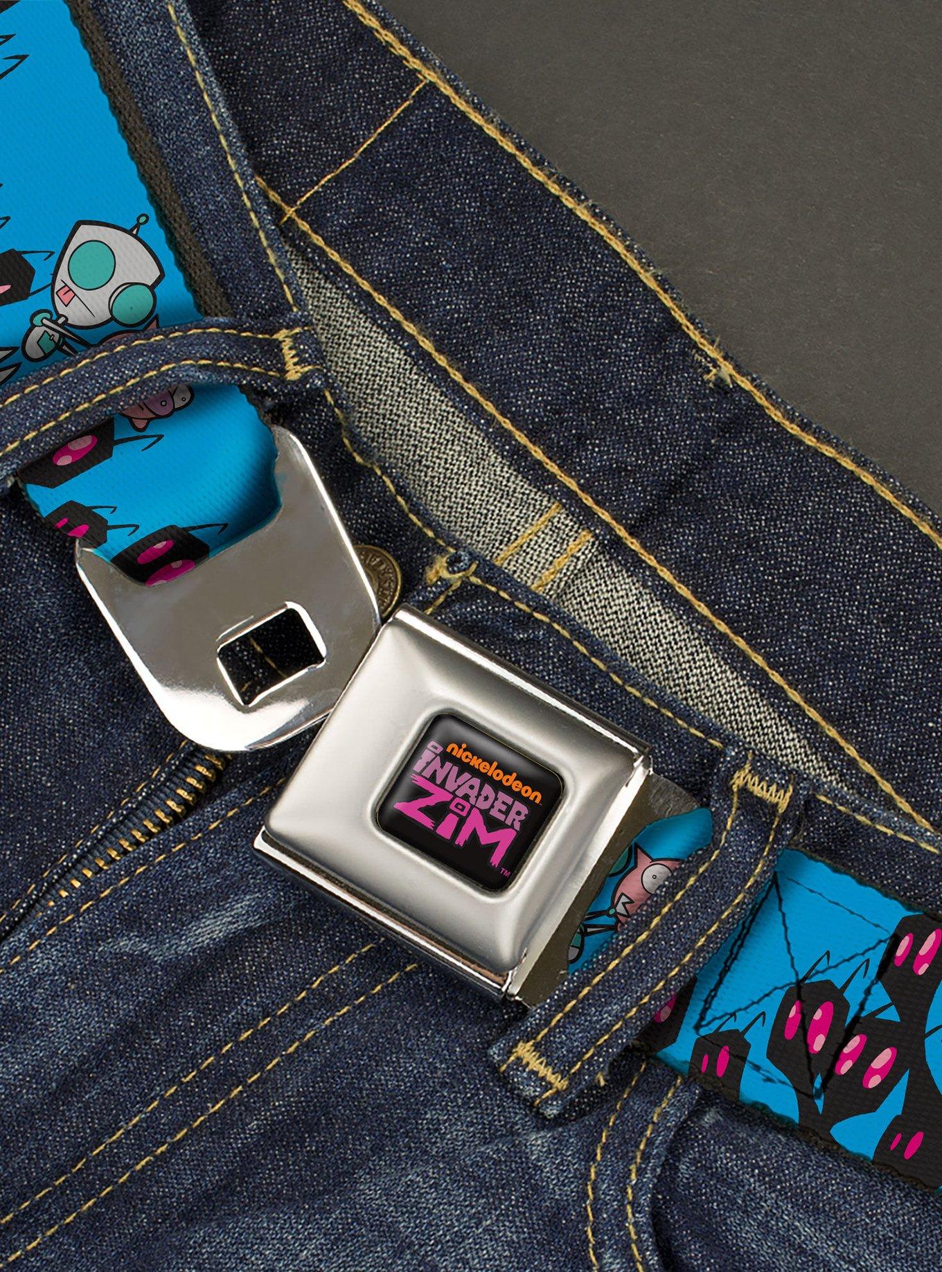 Invader Zim GIR And Piggy Rule The World Poses Youth Seatbelt Belt, , hi-res