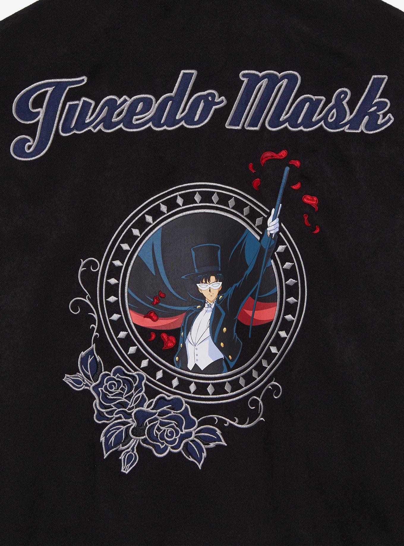 Pretty Guardian Sailor Moon Tuxedo Mask Icons Bomber Jacket - BoxLunch Exclusive